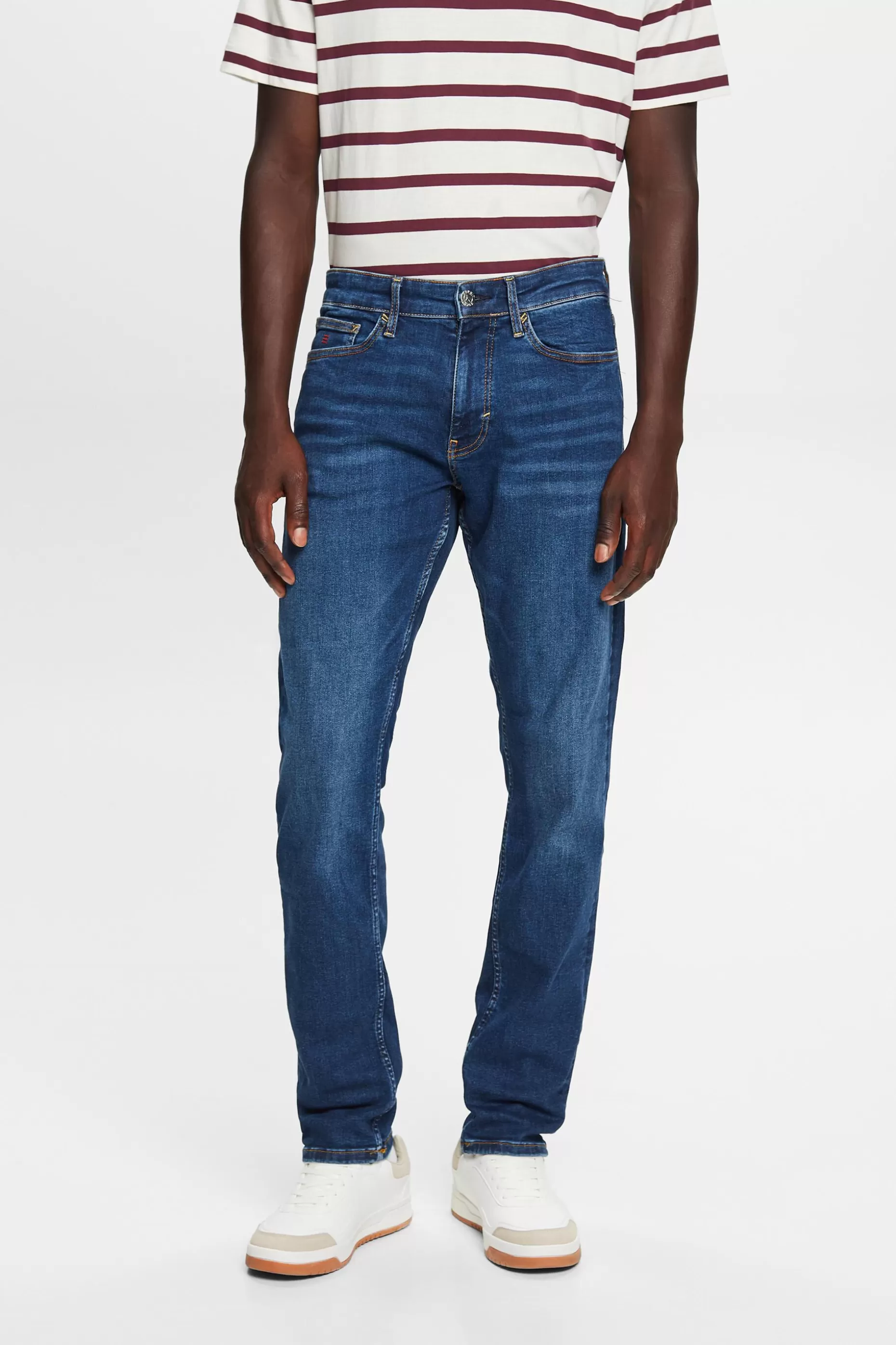 ESPRIT Mid-Rise Slim Jeans at our Online Shop *Men Denim