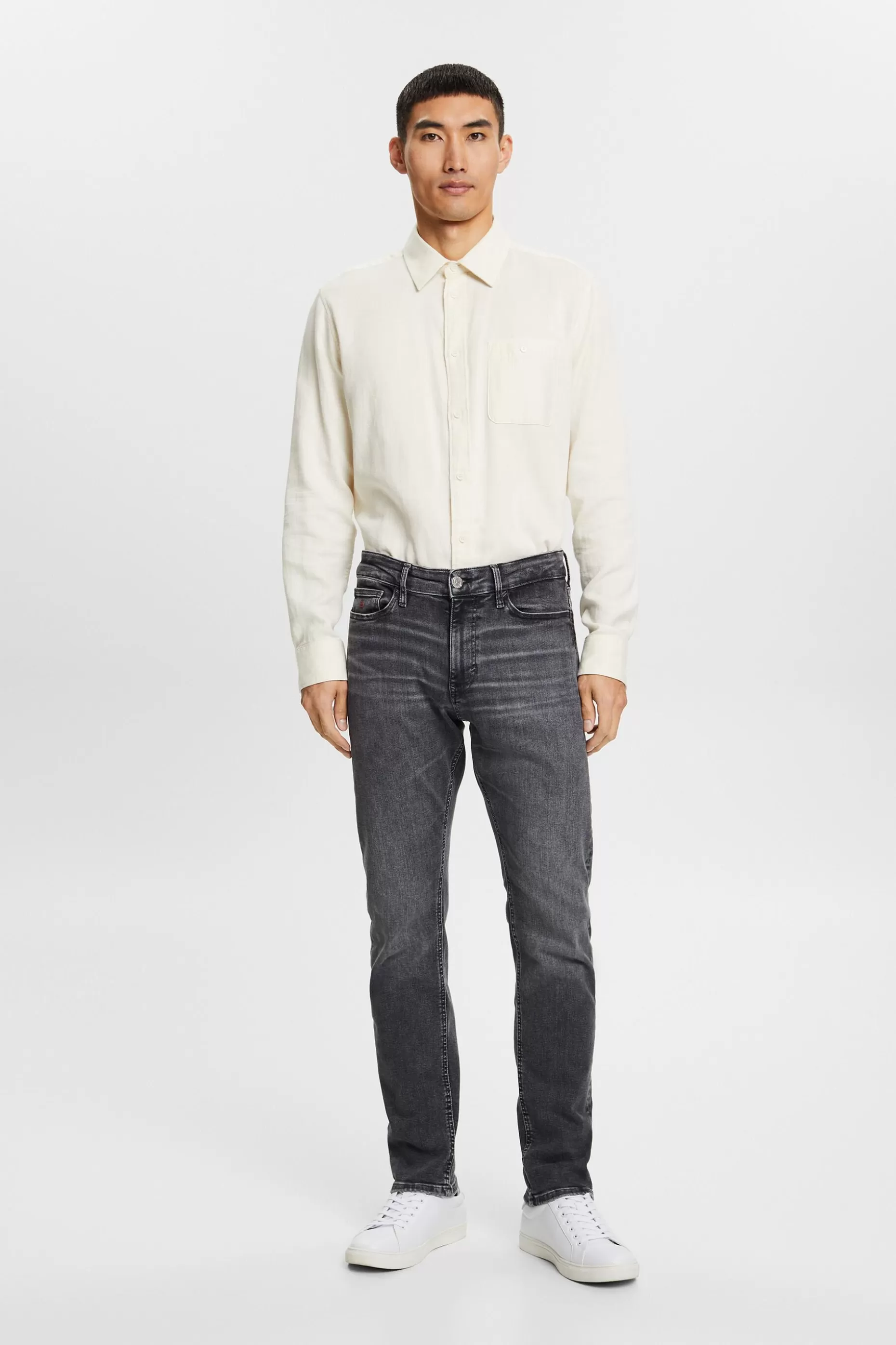 ESPRIT Mid-Rise Slim Jeans at our Online Shop *Men Denim