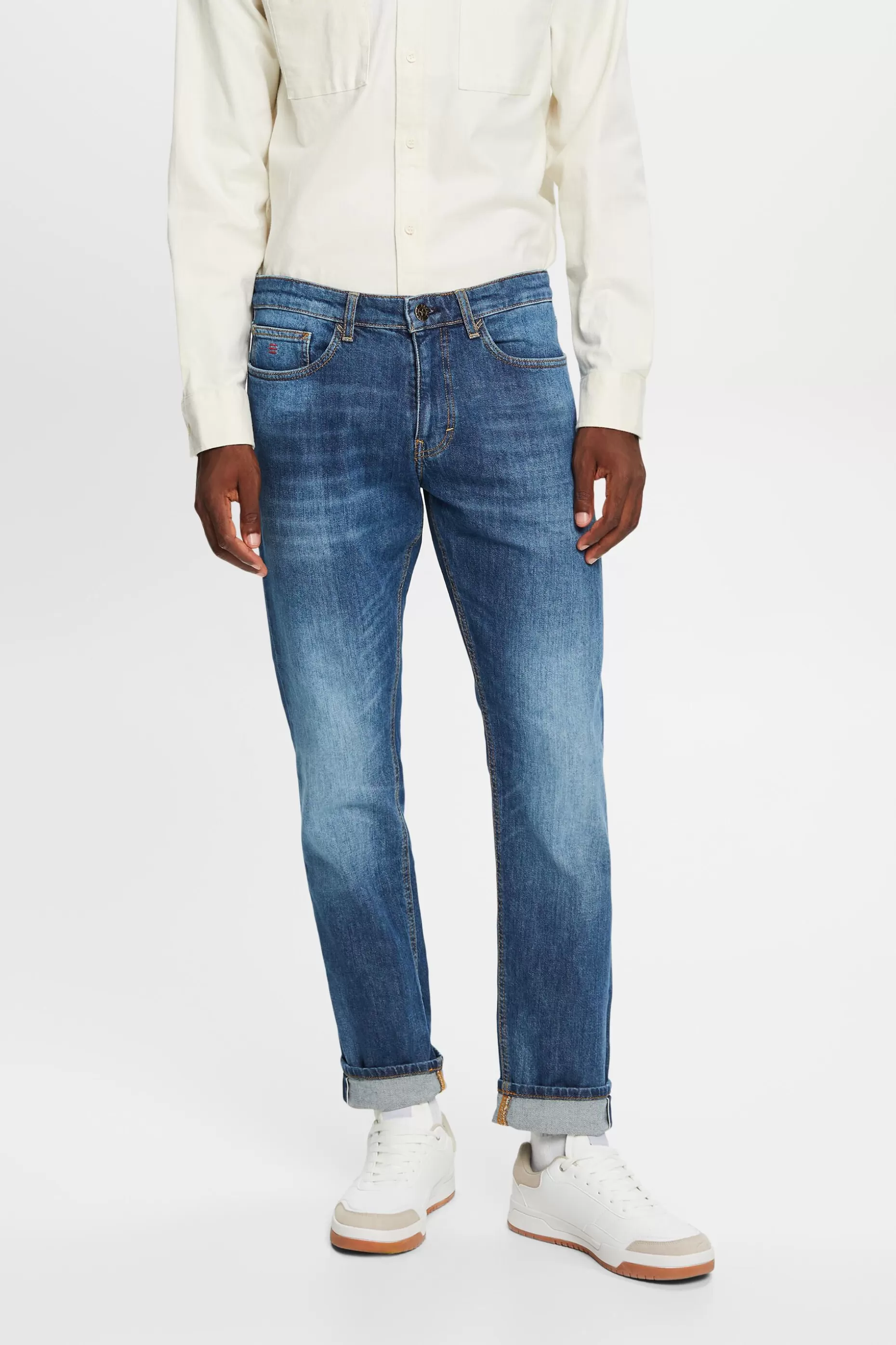 ESPRIT Mid-Rise Slim Jeans at our Online Shop *Men Denim