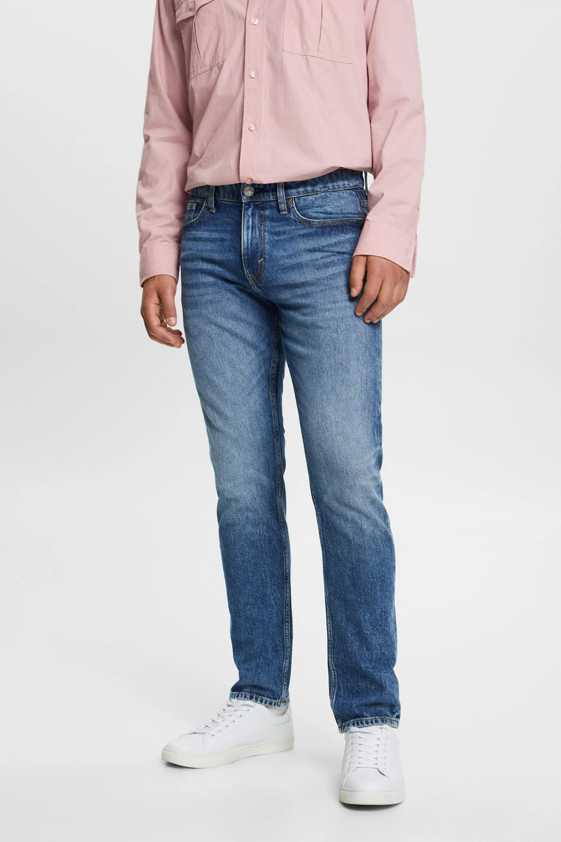 ESPRIT Mid-Rise Slim Jeans at our Online Shop *Men Denim