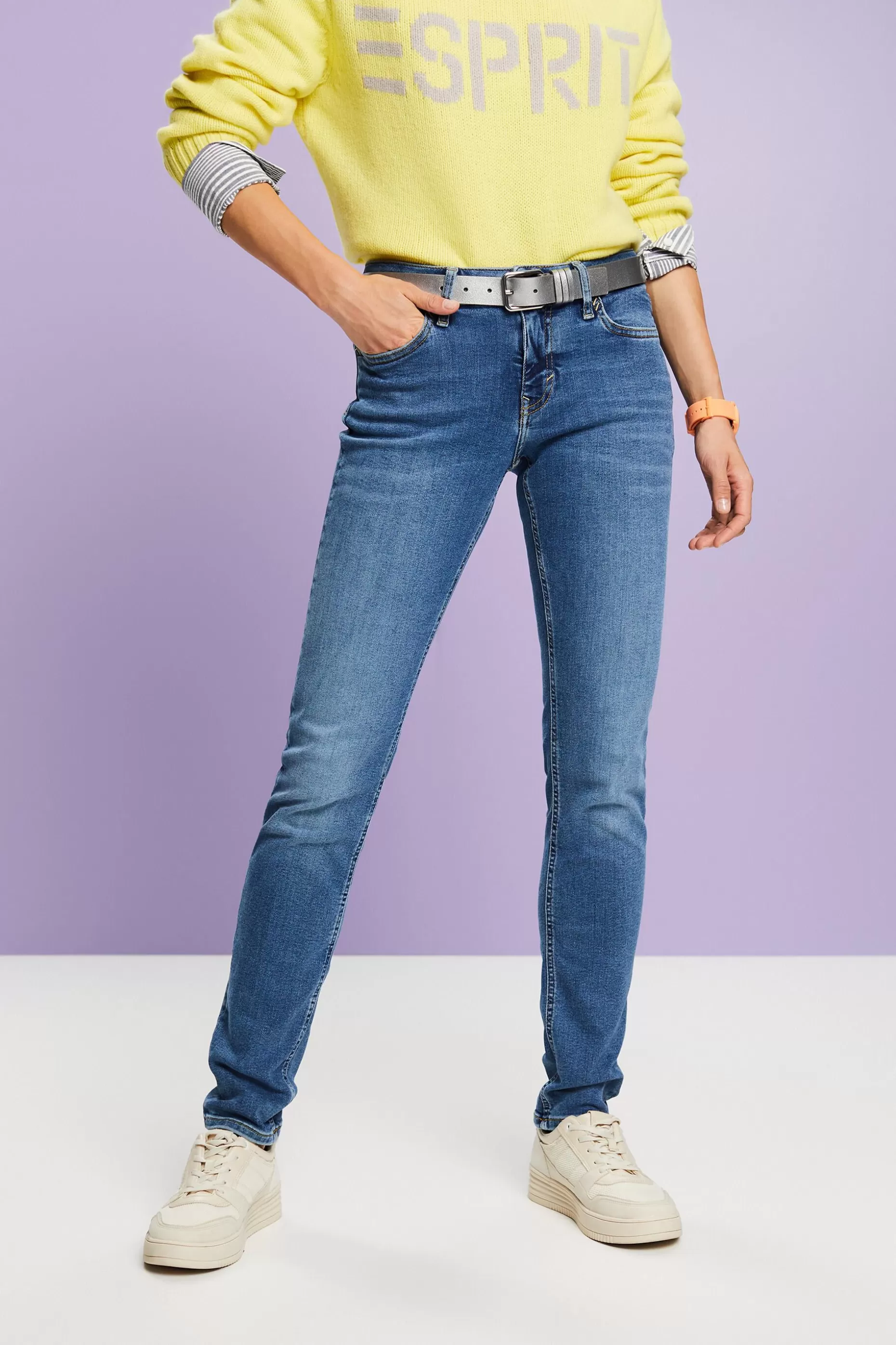 ESPRIT Mid-Rise Slim Jeans at our Online Shop *Women Denim