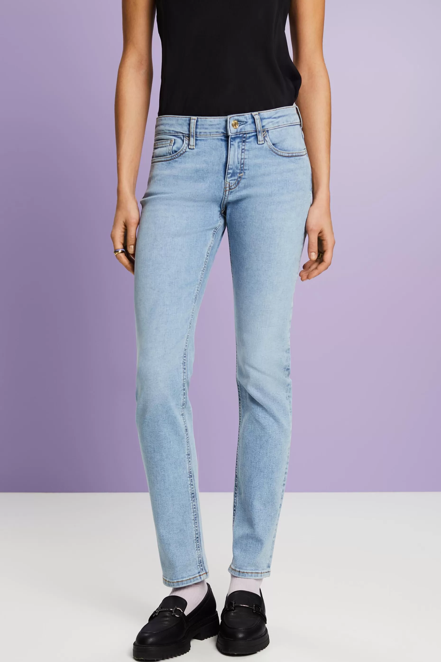 ESPRIT Mid-Rise Slim Jeans at our Online Shop *Women Denim