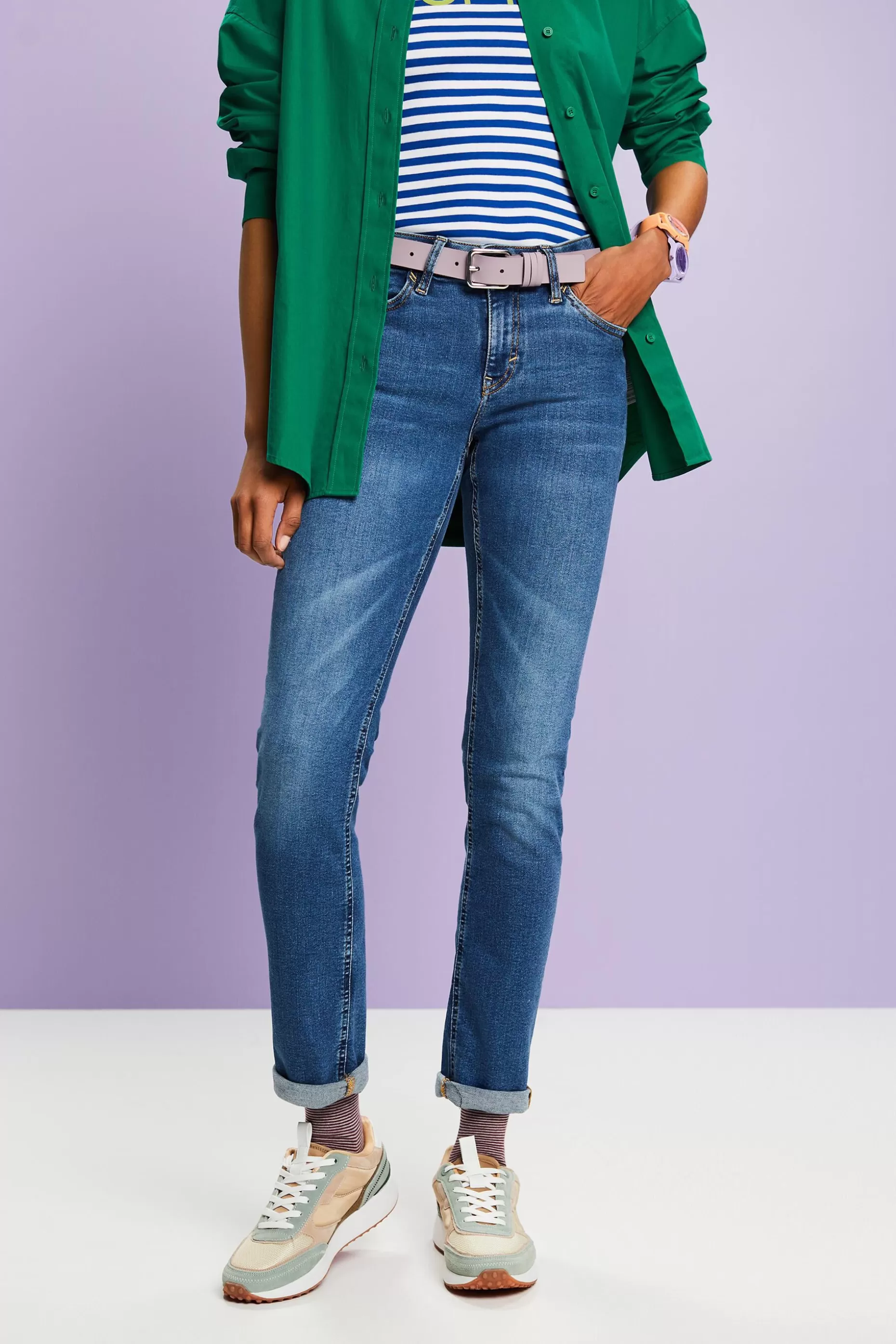 ESPRIT Mid-Rise Slim Jeans at our Online Shop *Women Denim