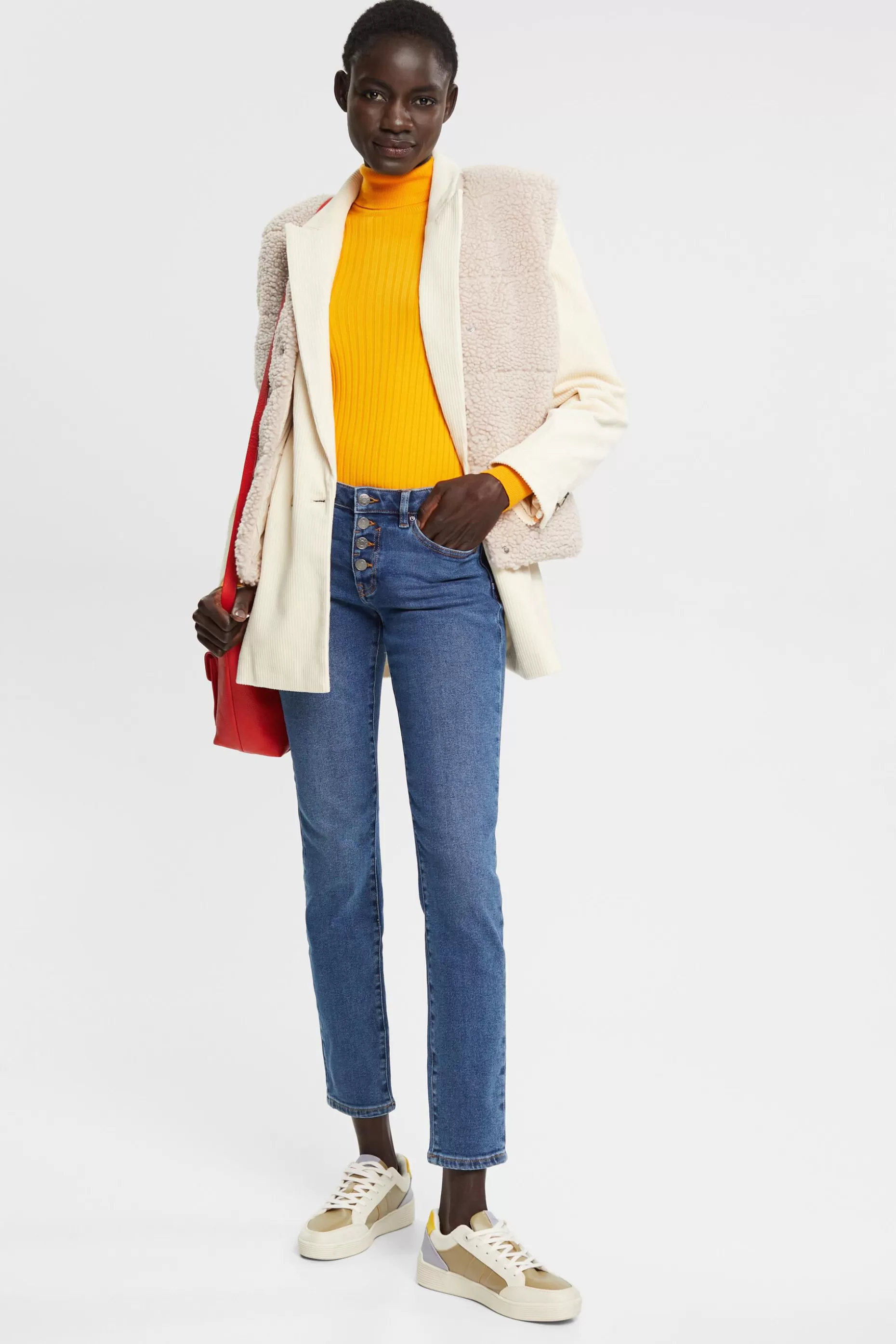 ESPRIT Mid-Rise Slim Stretch Jeans at our Online Shop *Women Denim