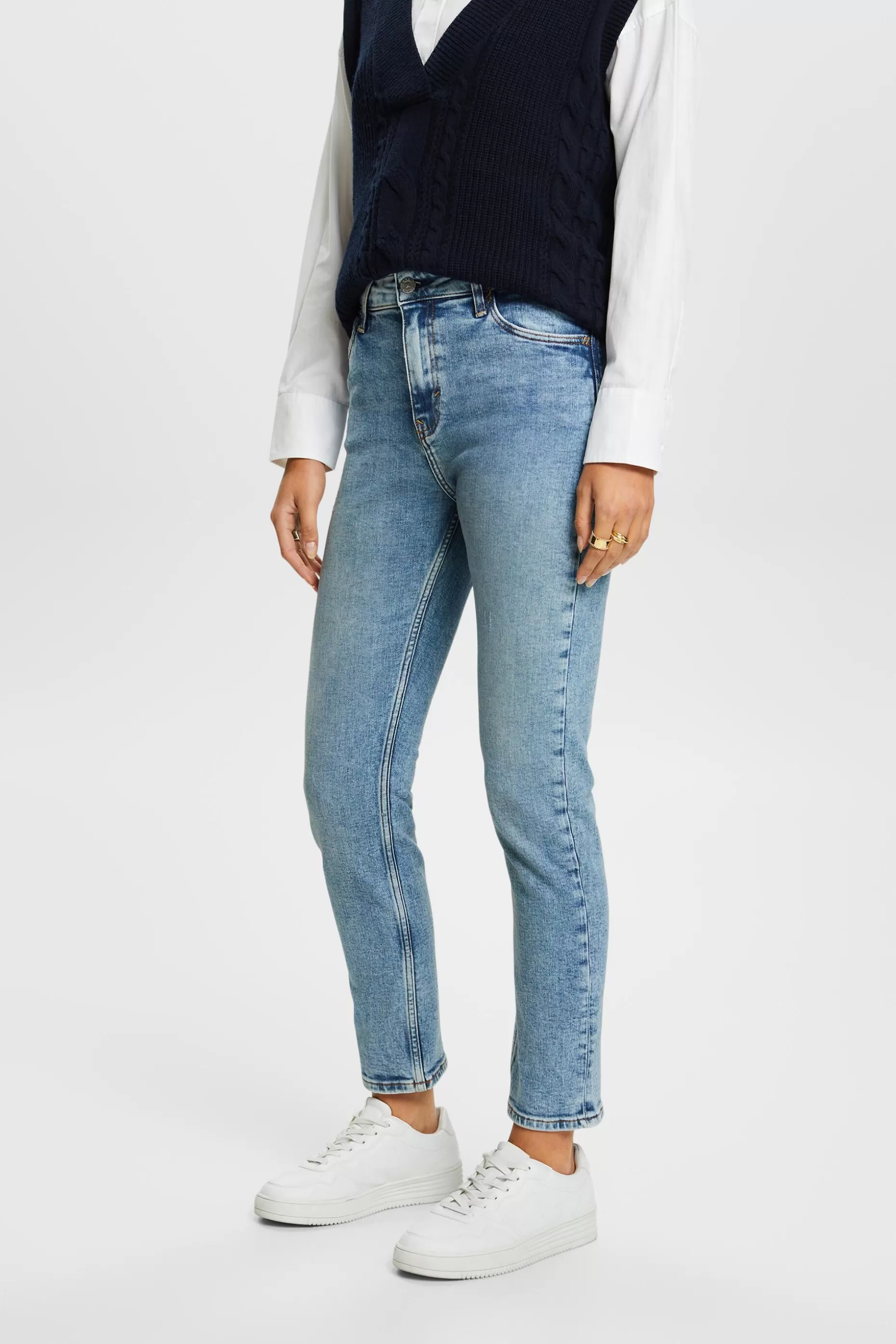 ESPRIT Mid-Rise Slim Stretch Jeans at our Online Shop *Women Denim