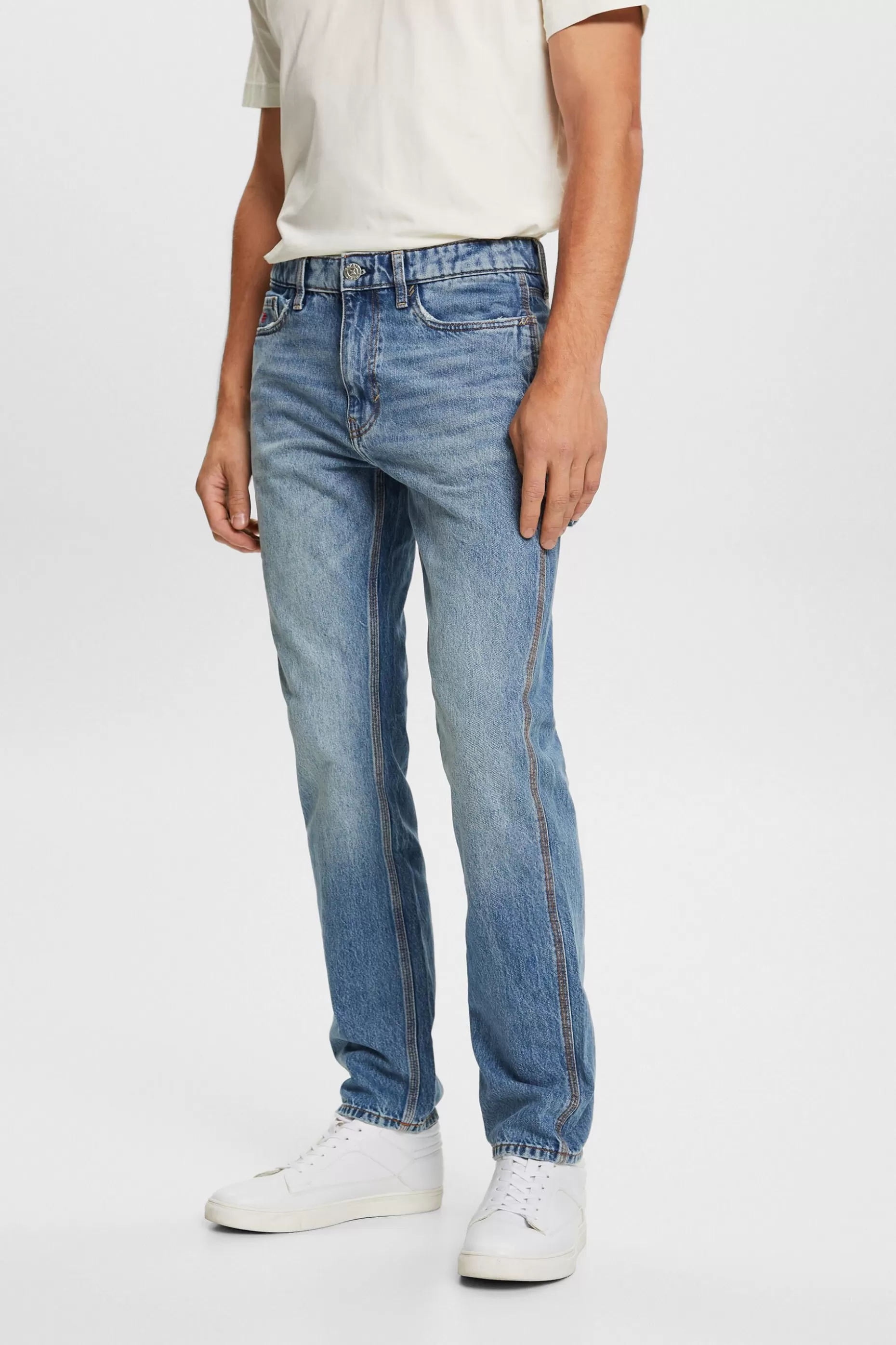 ESPRIT Mid-Rise Straight Carpenter Jeans at our Online Shop *Men Bottoms
