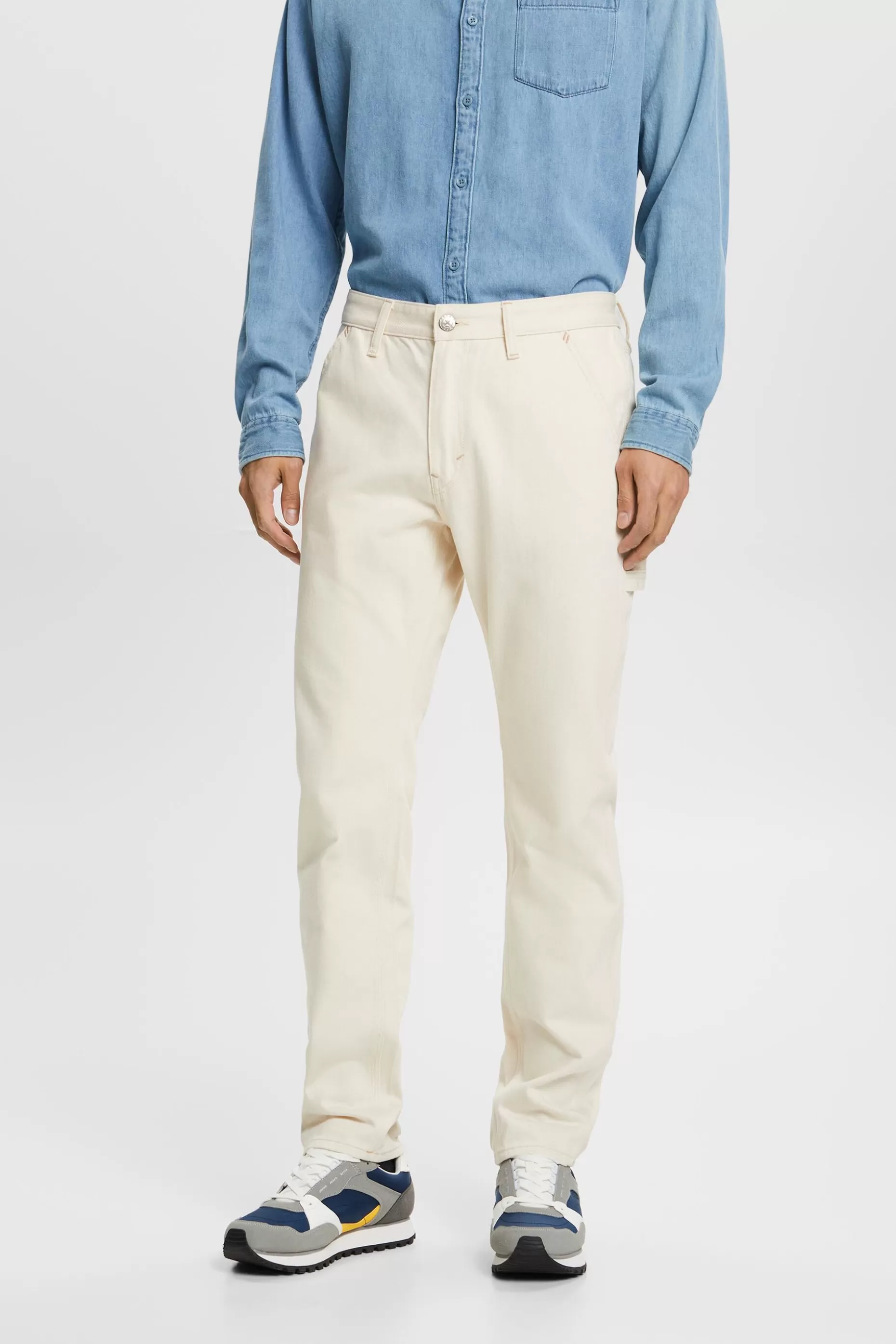 ESPRIT Mid-Rise Straight Jeans at our Online Shop *Men Pants + Joggers