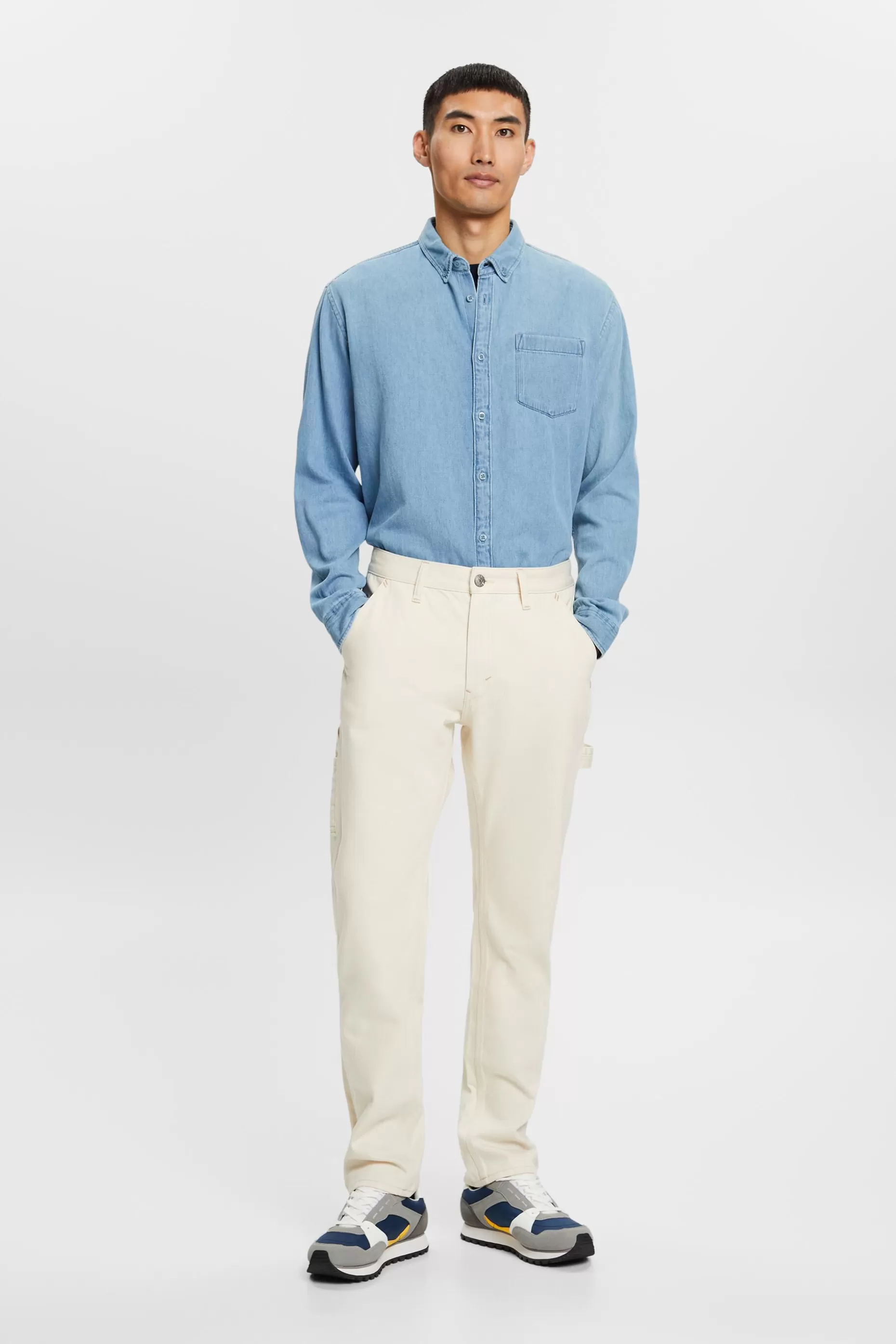 ESPRIT Mid-Rise Straight Jeans at our Online Shop *Men Pants + Joggers