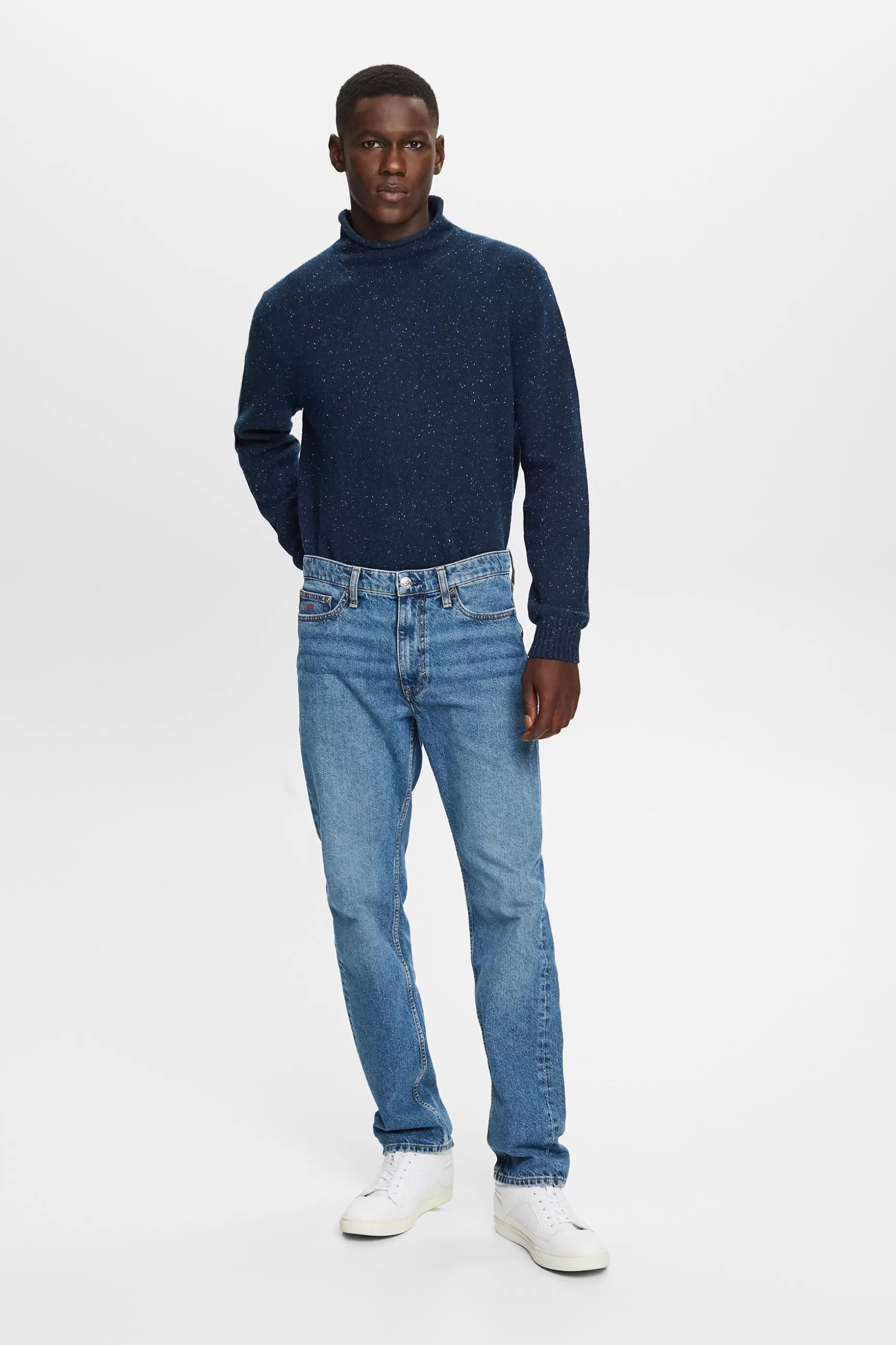 ESPRIT Mid-Rise Straight Jeans at our Online Shop *Men Denim
