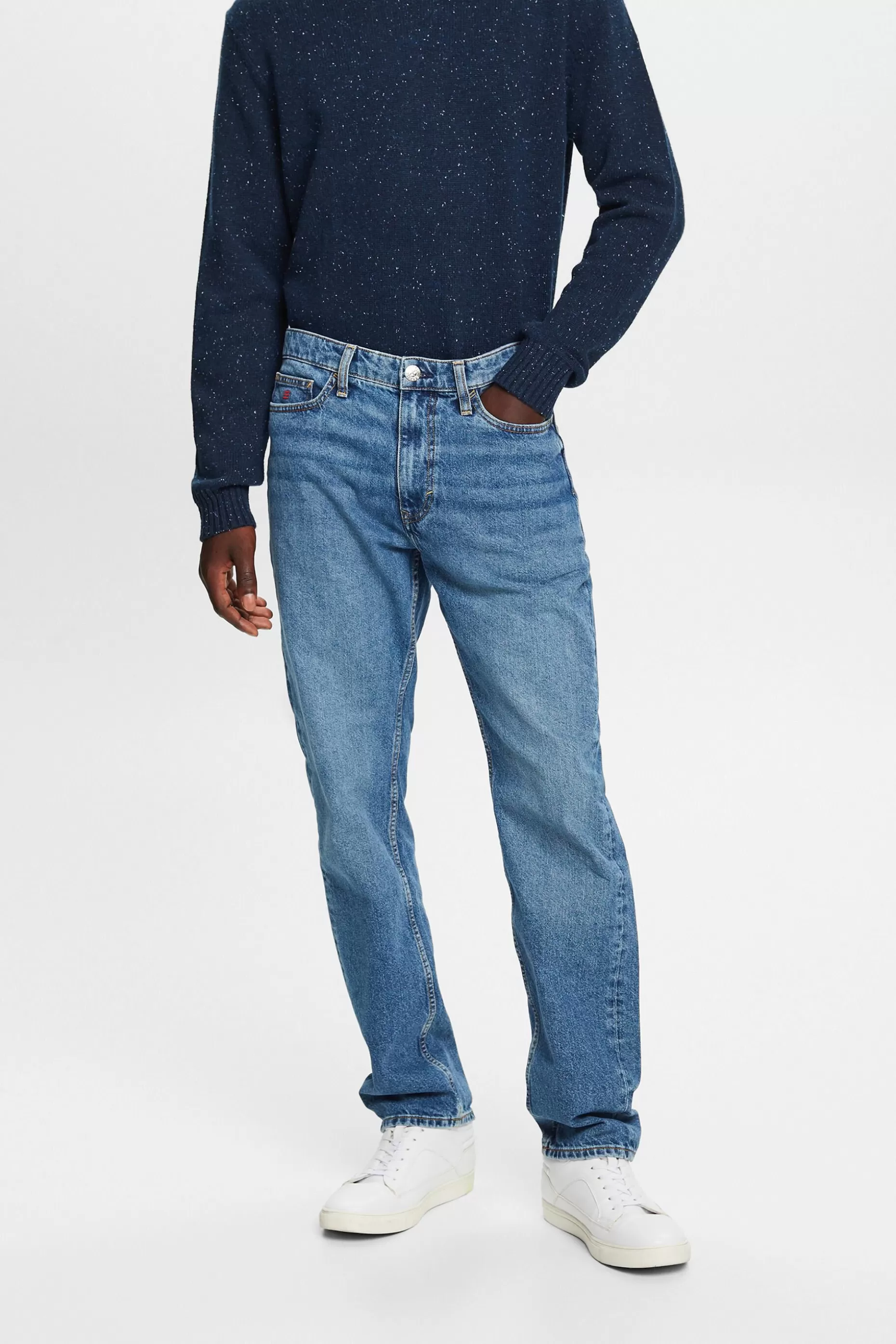 ESPRIT Mid-Rise Straight Jeans at our Online Shop *Men Denim