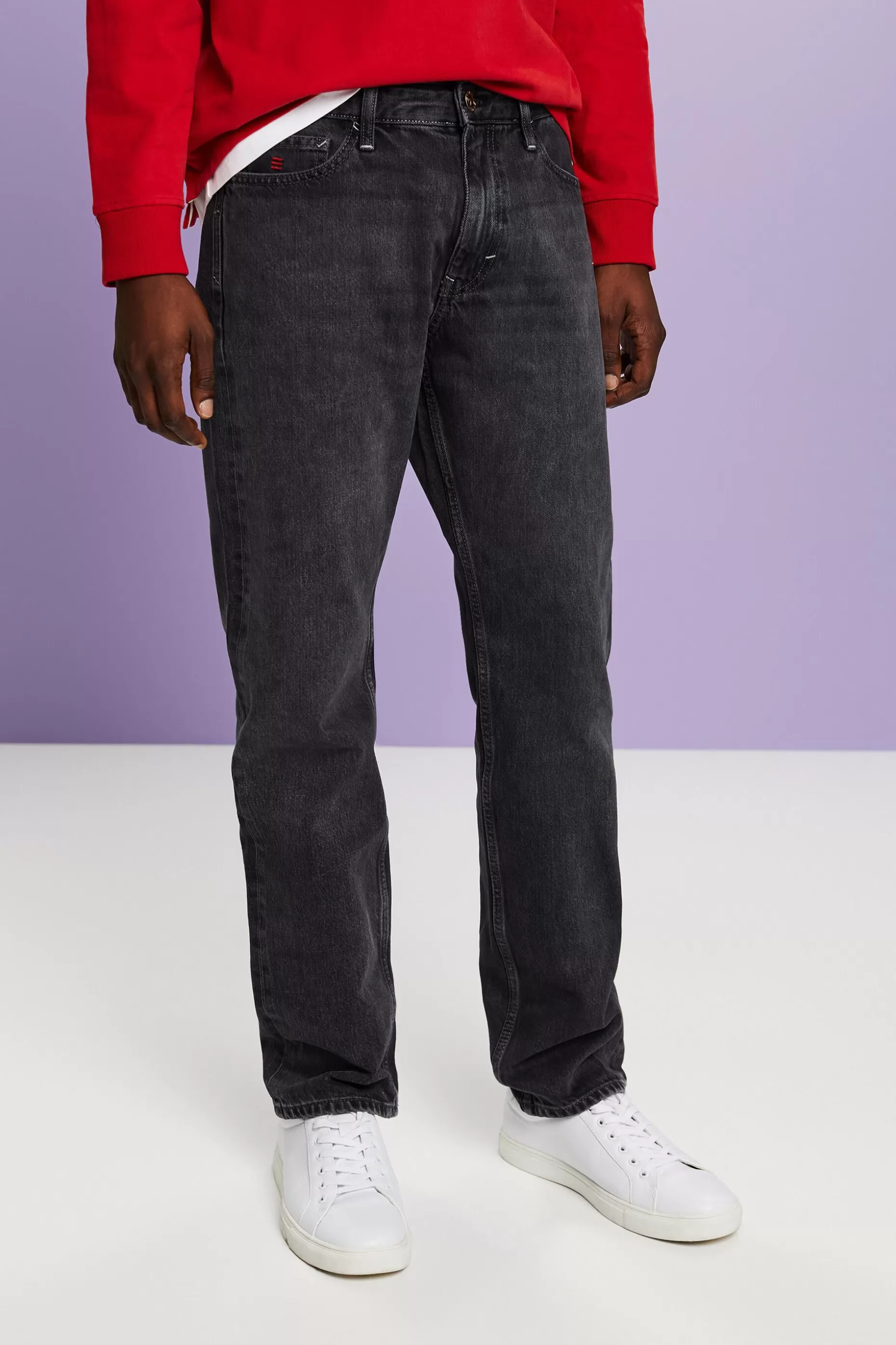 ESPRIT Mid-Rise Straight Jeans at our Online Shop *Men Denim