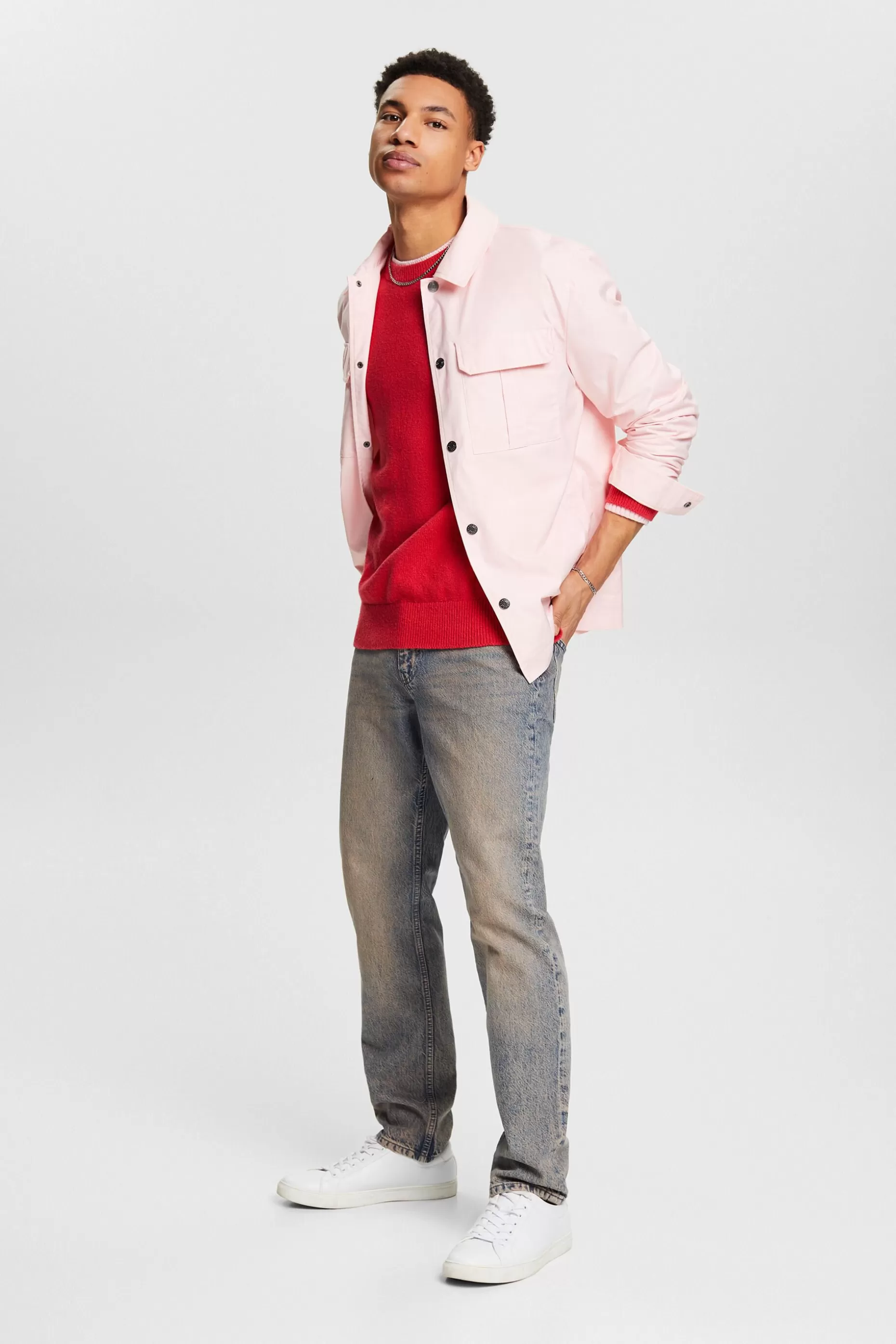 ESPRIT Mid-Rise Straight Jeans at our Online Shop *Men The Pastel Edit