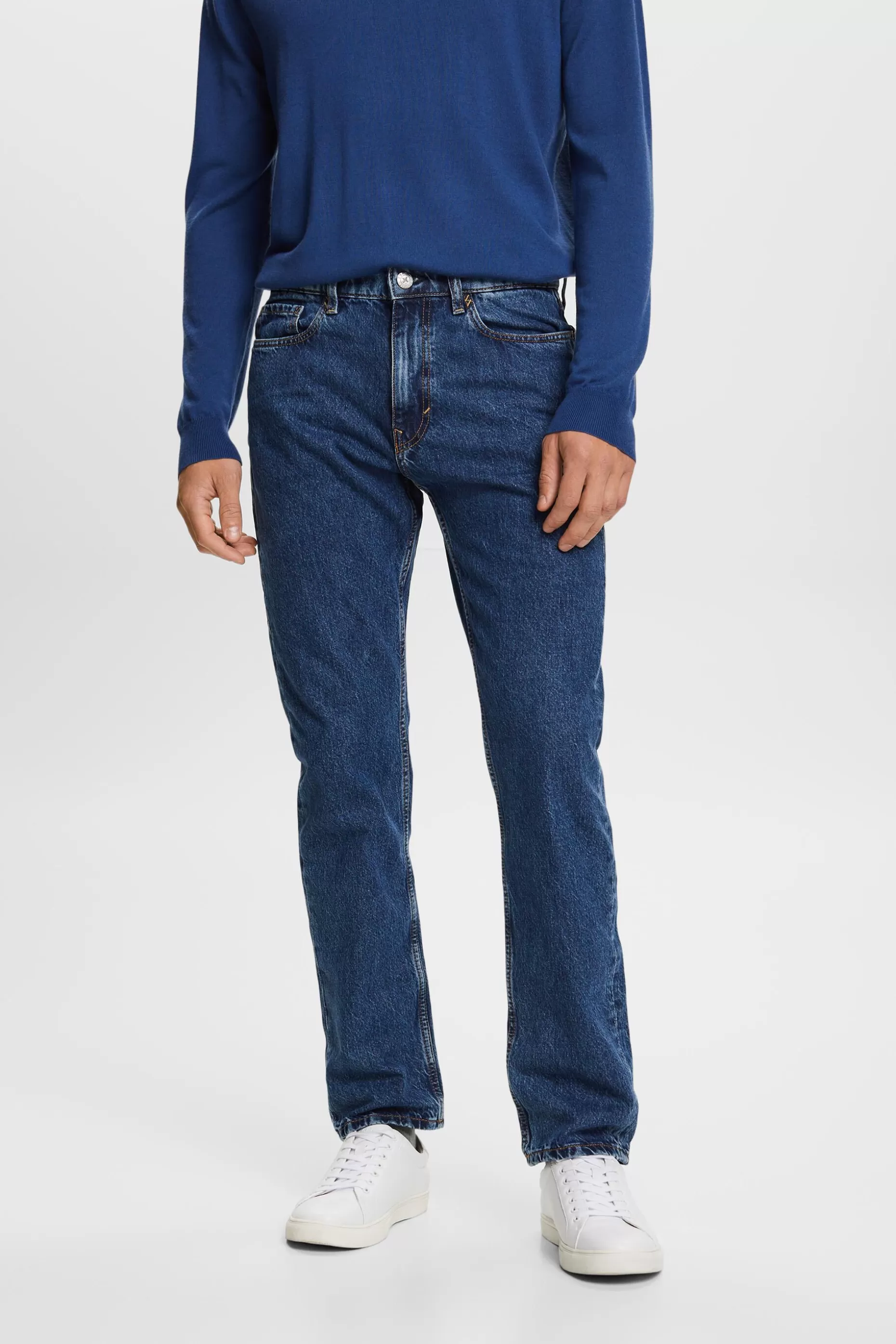 ESPRIT Mid-Rise Straight Jeans at our Online Shop *Men Denim