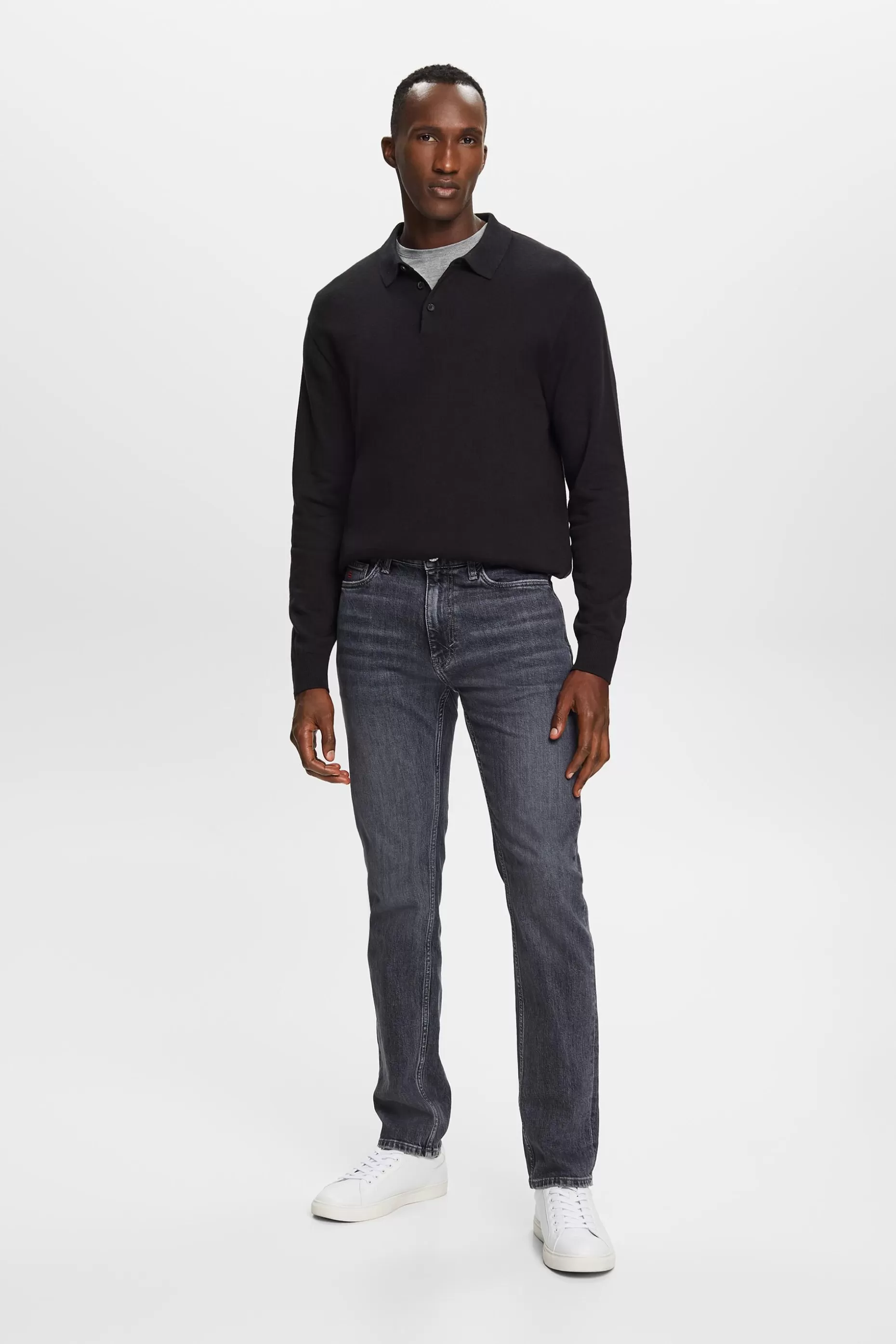 ESPRIT Mid-Rise Straight-Leg Jeans at our Online Shop *Men Denim