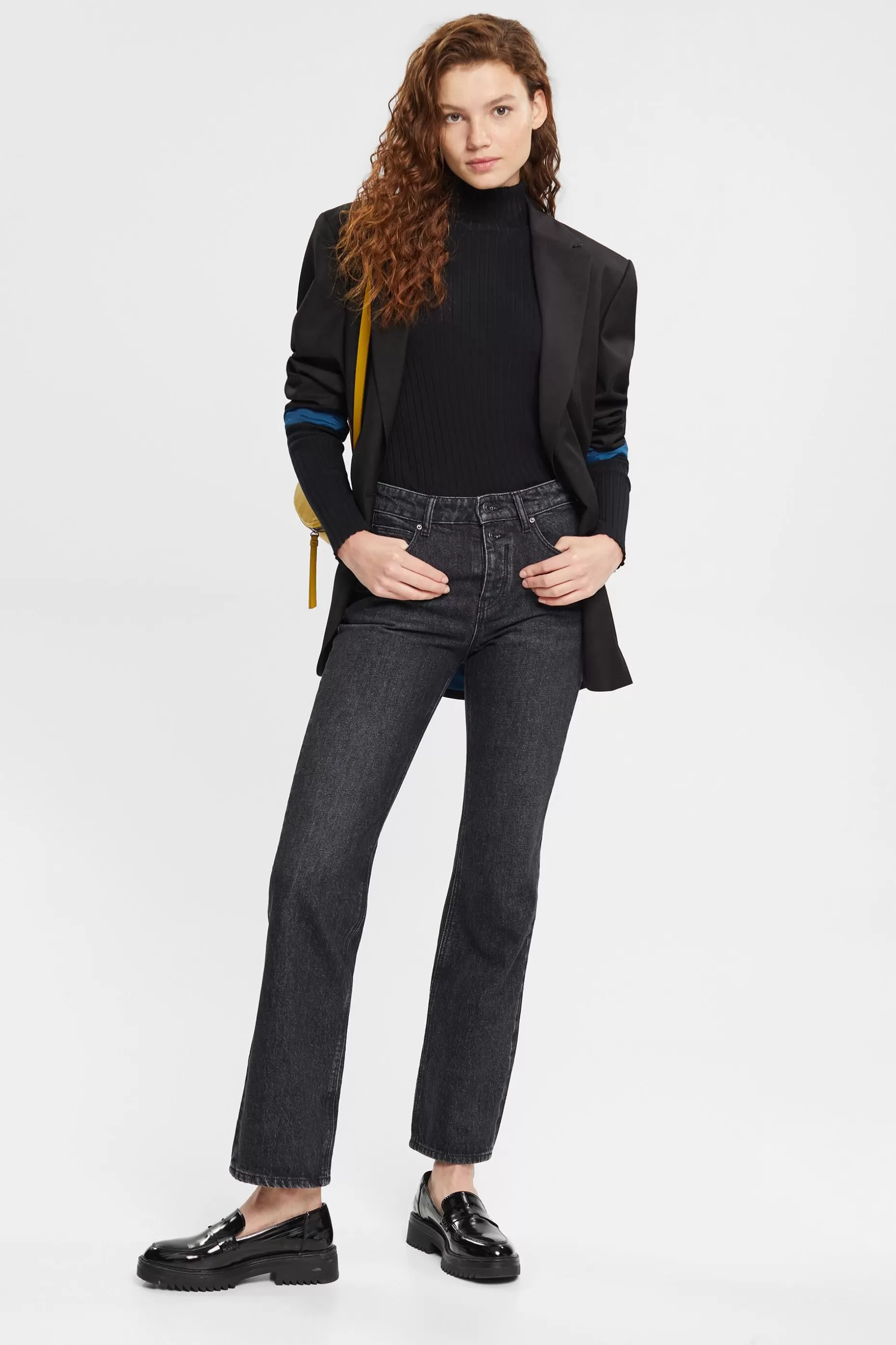 ESPRIT Mid-rise western bootcut jeans at our Online Shop *Women Denim