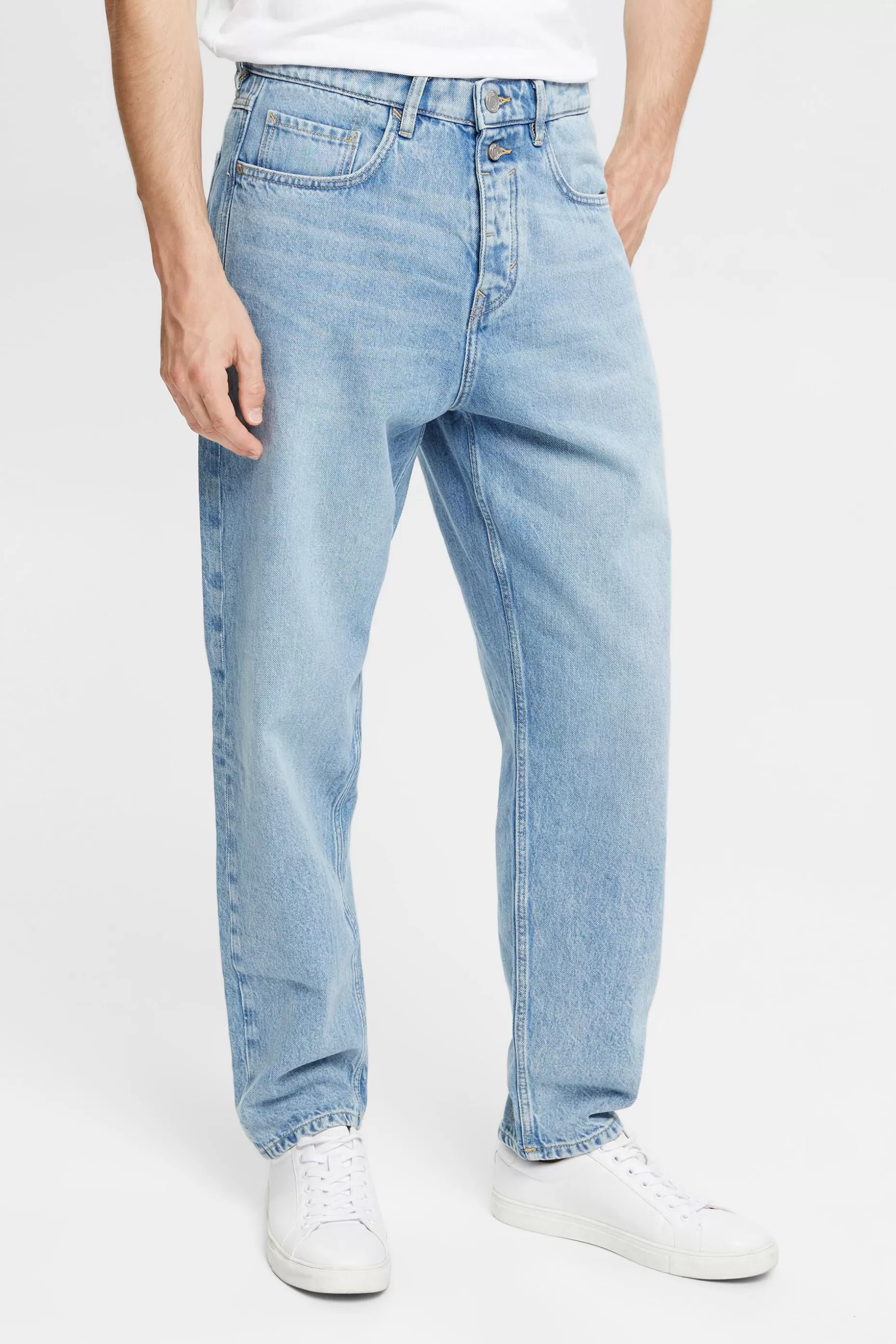 ESPRIT Mid-Rise Wide Jeans at our Online Shop *Men Denim