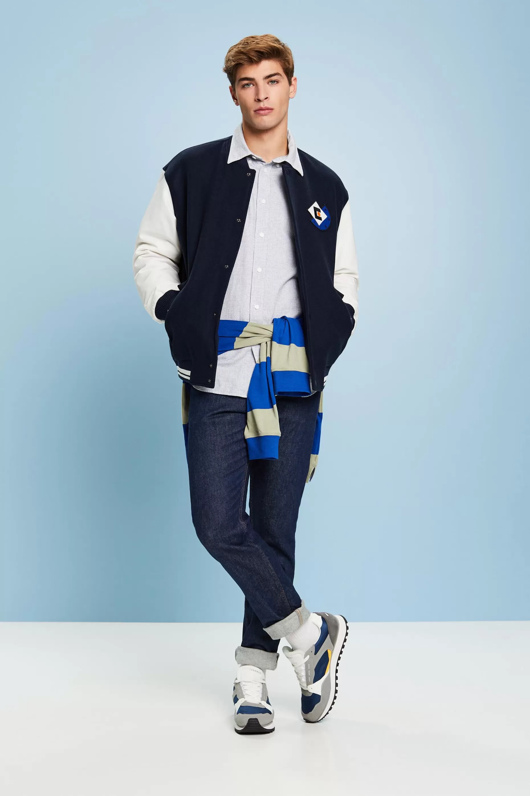 ESPRIT Mini Checked Cotton Regular Fit Shirt at our Online Shop *Boys Boys