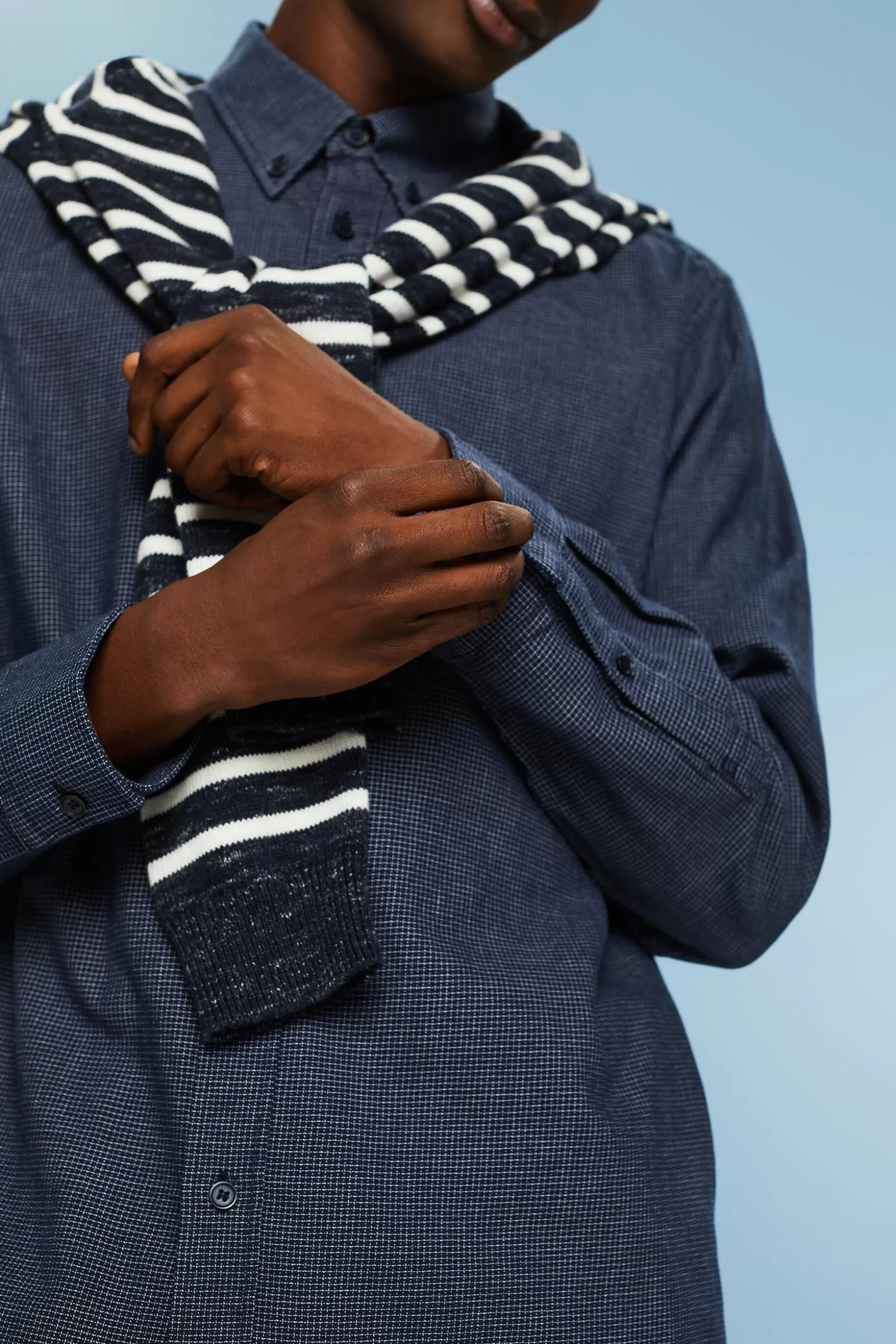 ESPRIT Mini Checked Cotton Regular Fit Shirt at our Online Shop *Men Shirts
