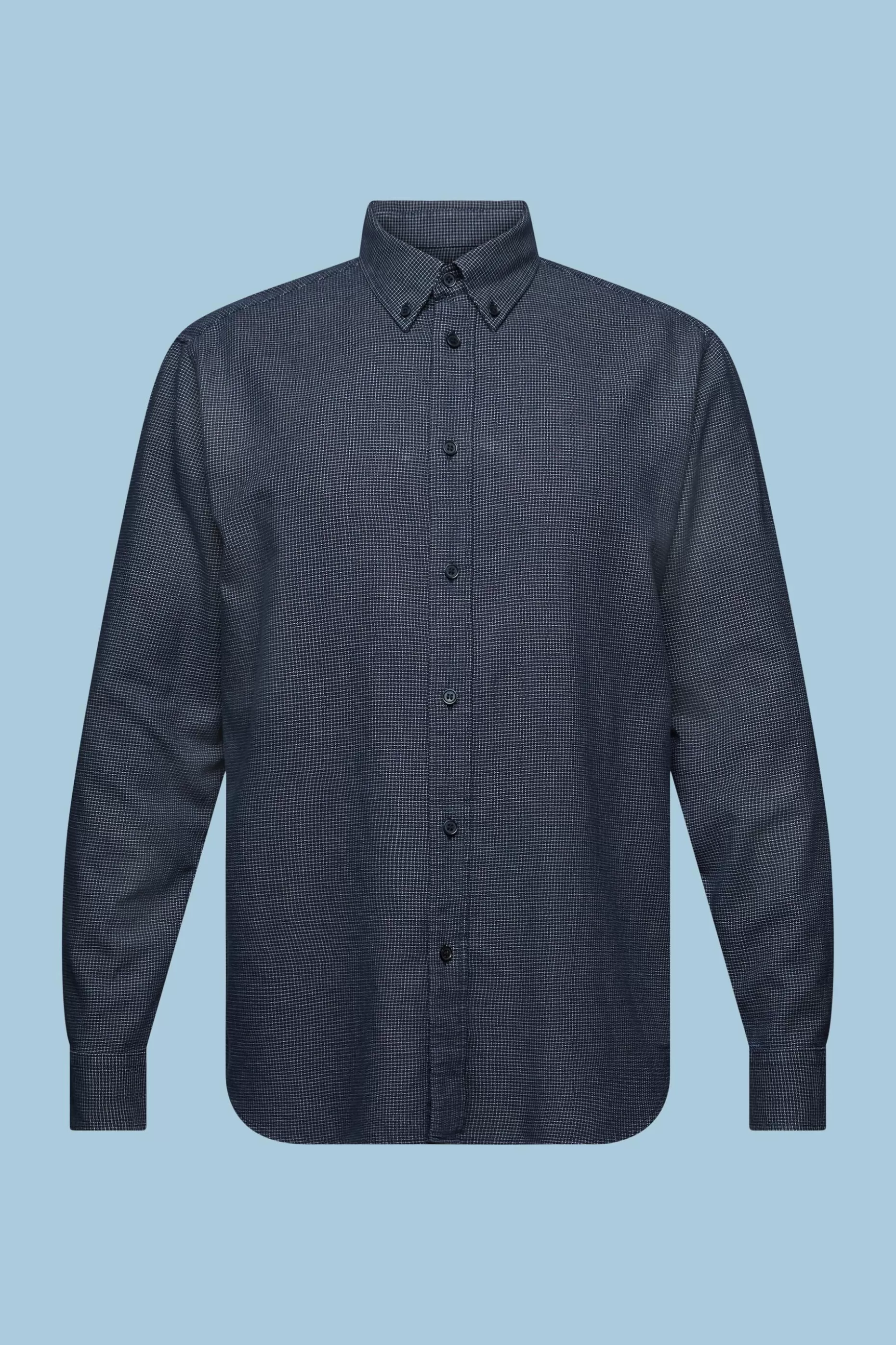 ESPRIT Mini Checked Cotton Regular Fit Shirt at our Online Shop *Men Shirts