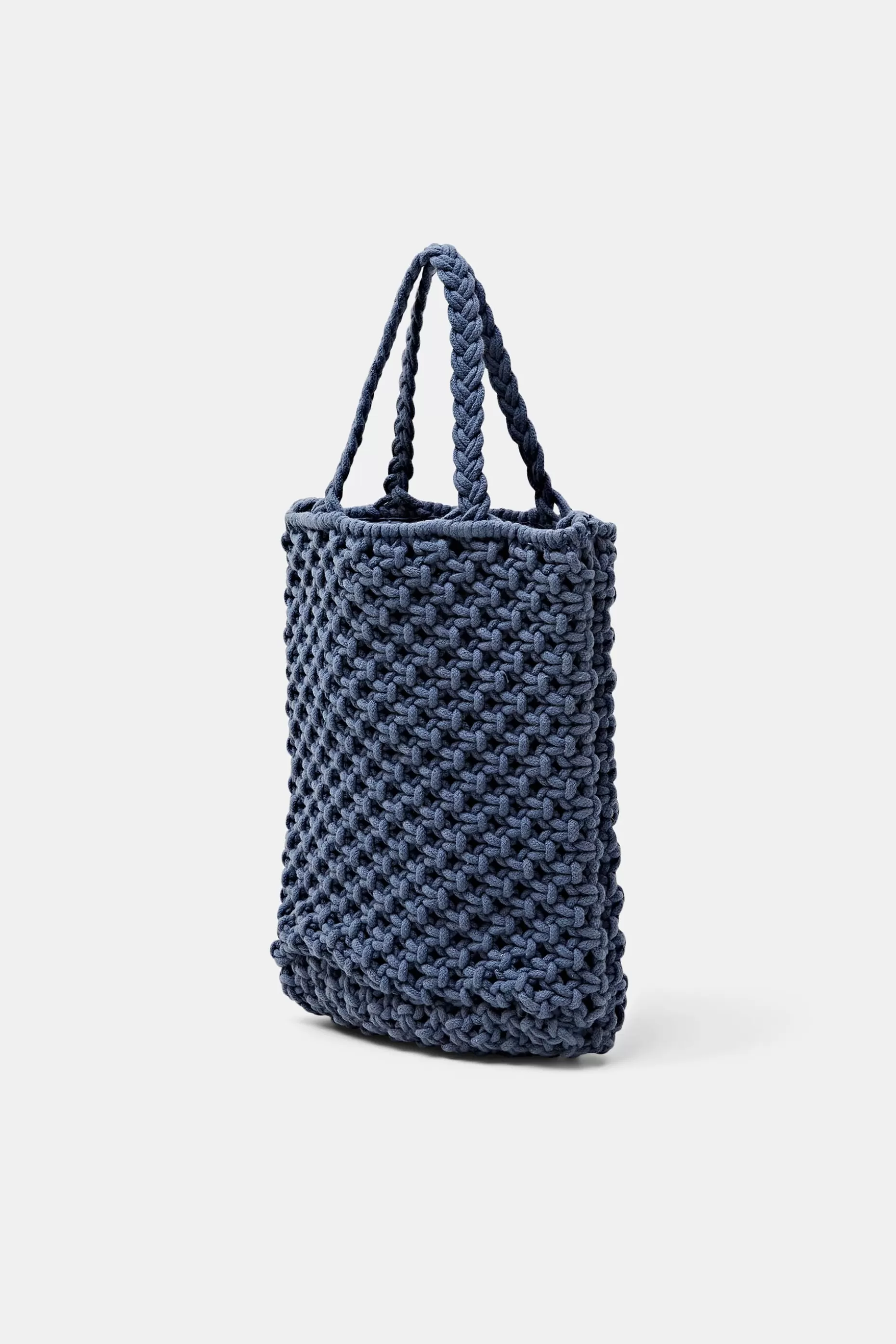 ESPRIT Mini crochet tote, 100% cotton at our Online Shop *Women Bags