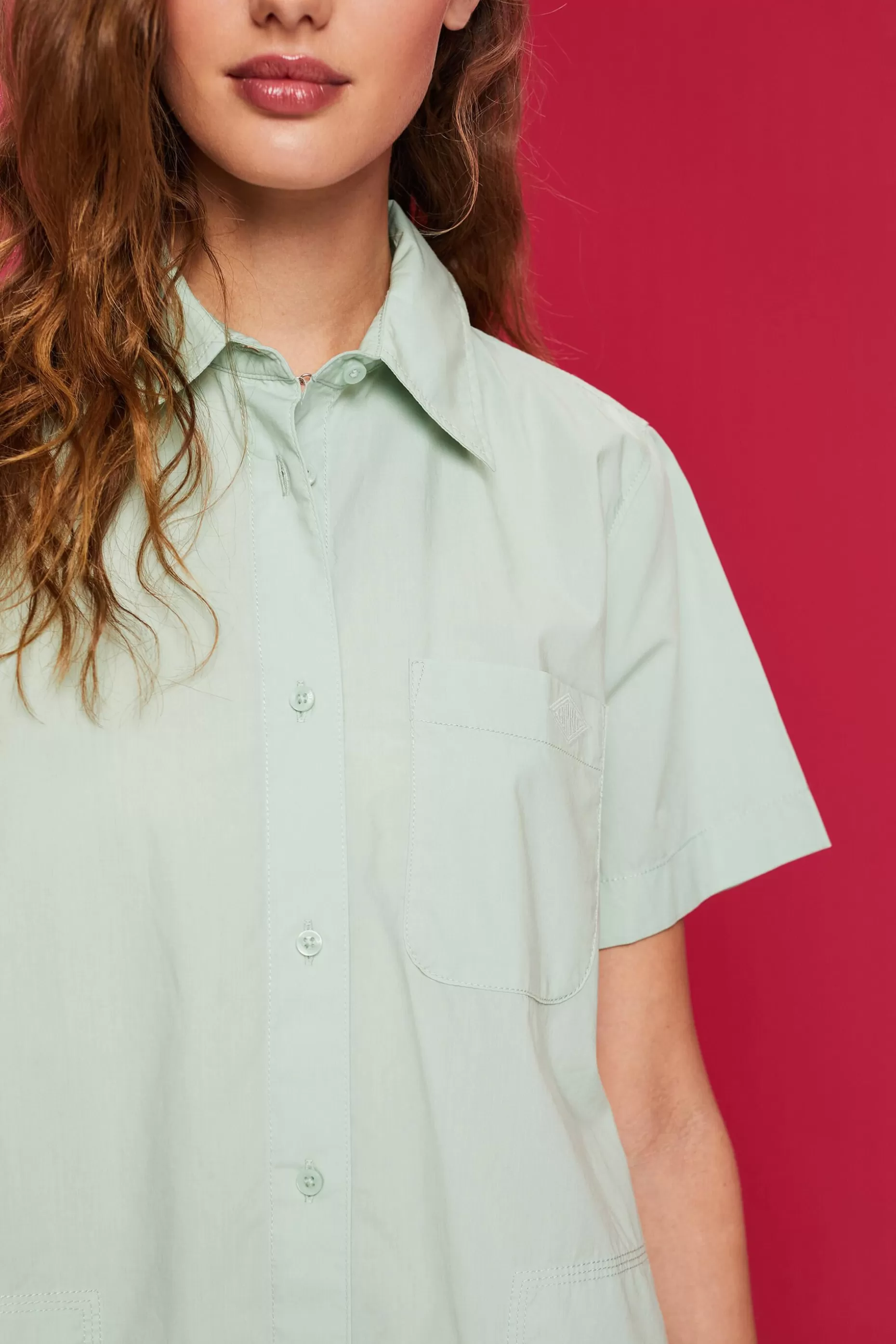 ESPRIT Mini shirt dress, 100% cotton at our Online Shop * Sale Under $50