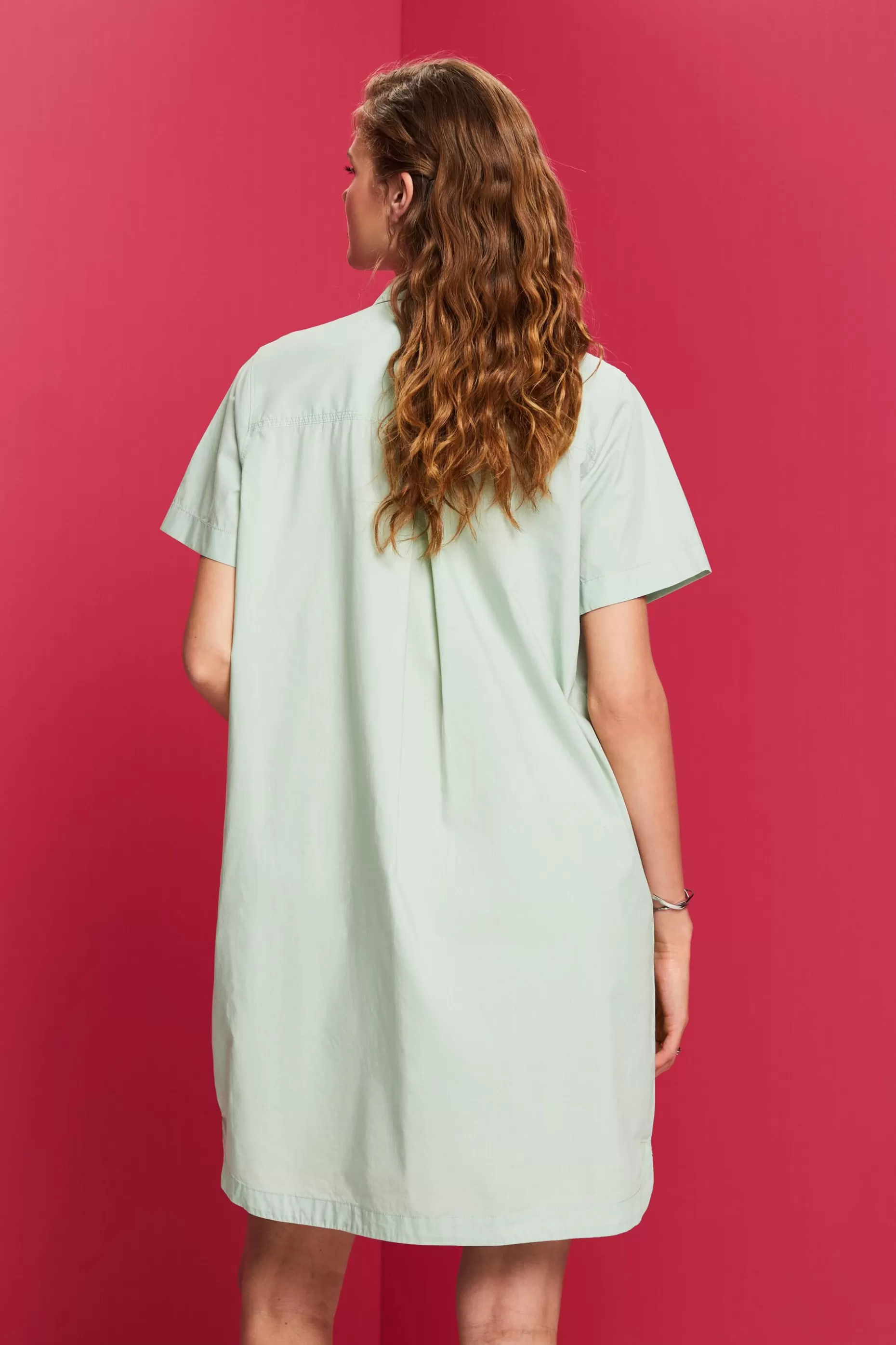 ESPRIT Mini shirt dress, 100% cotton at our Online Shop *Women Dresses + Jumpsuits