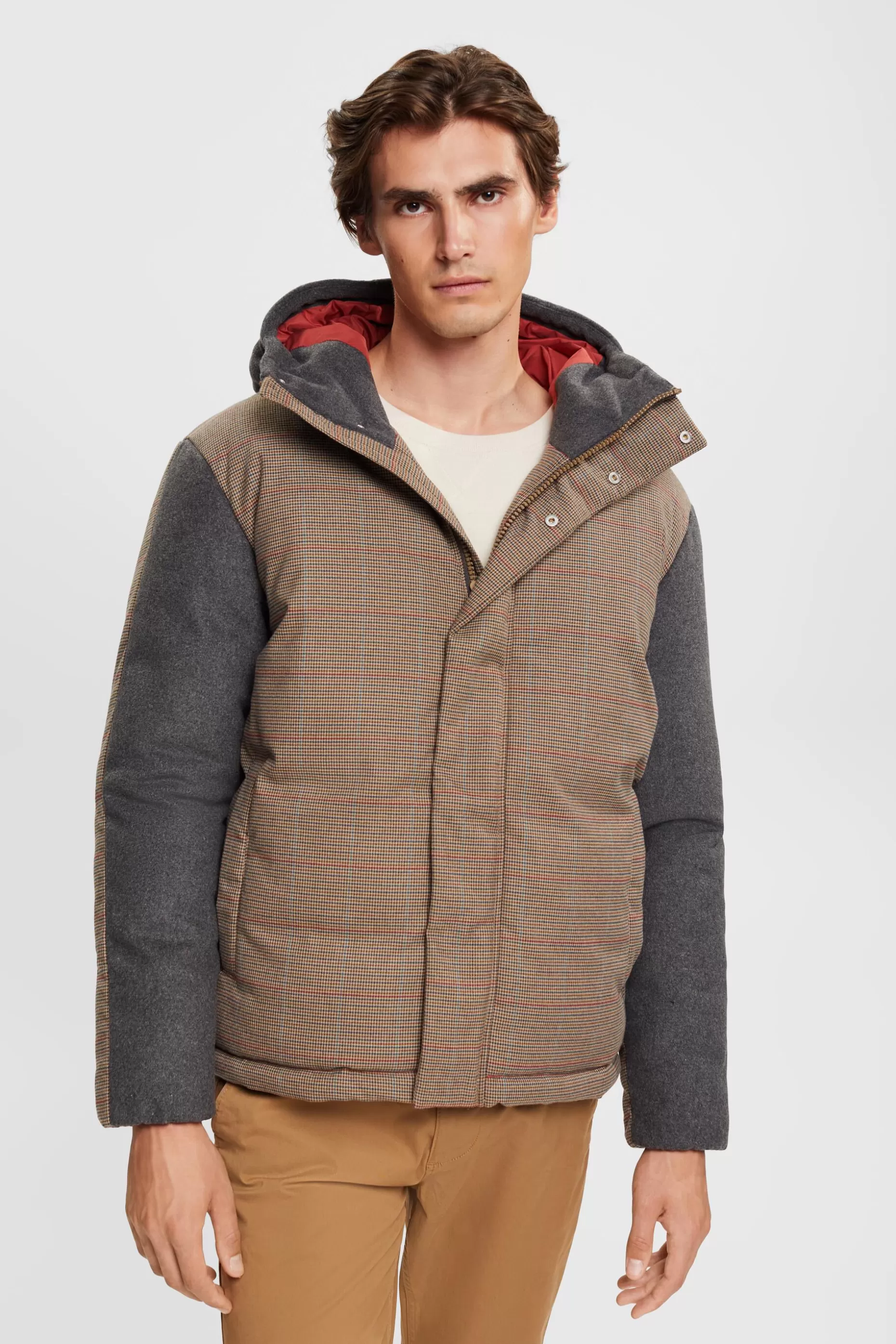 ESPRIT Mixed material jacket at our Online Shop *Men Jackets + Coats