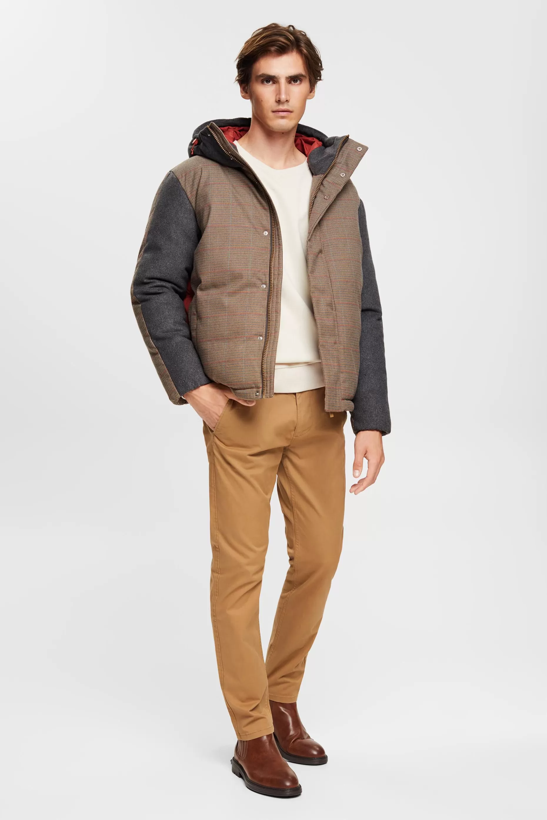 ESPRIT Mixed material jacket at our Online Shop *Men Jackets + Coats