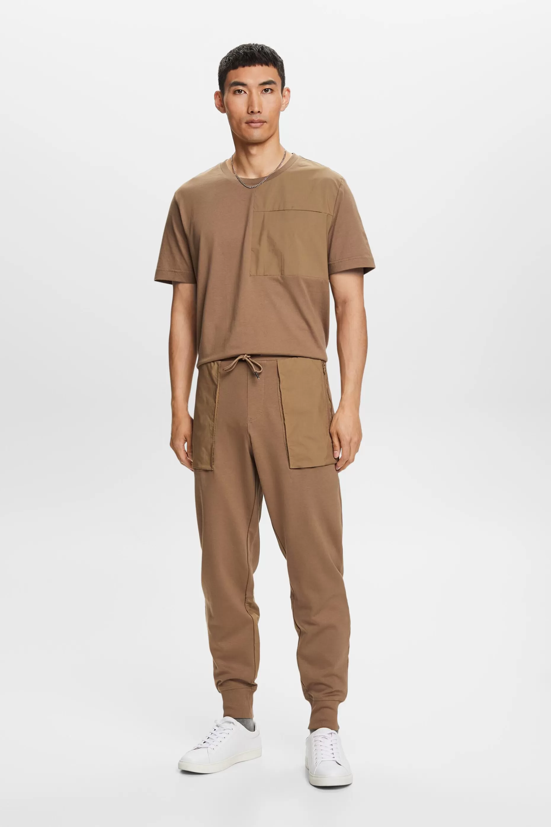 ESPRIT Mixed Media Cargo Joggers at our Online Shop *Men Bottoms