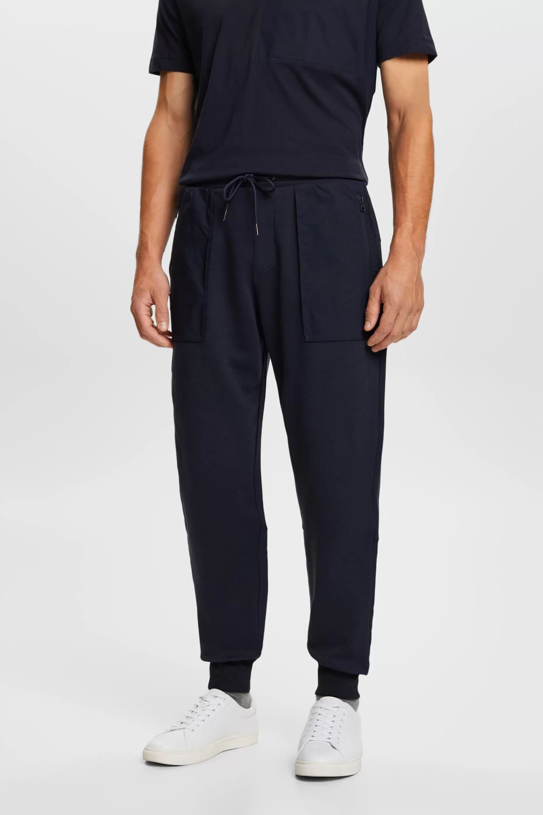 ESPRIT Mixed Media Cargo Joggers at our Online Shop *Men Pants + Joggers