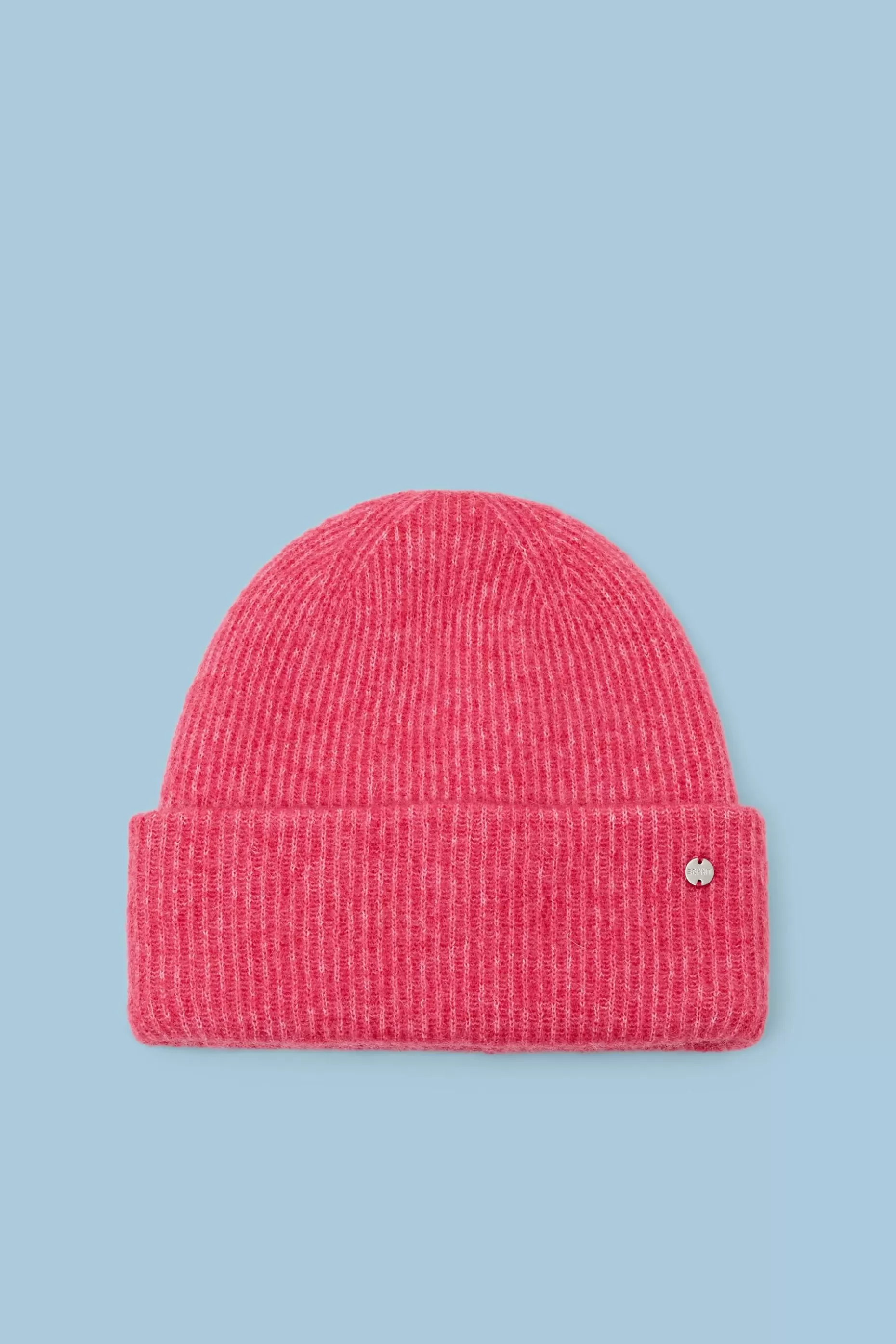 ESPRIT Mohair-Wool Blend Ribbed Beanie at our Online Shop *Women Hats + Caps