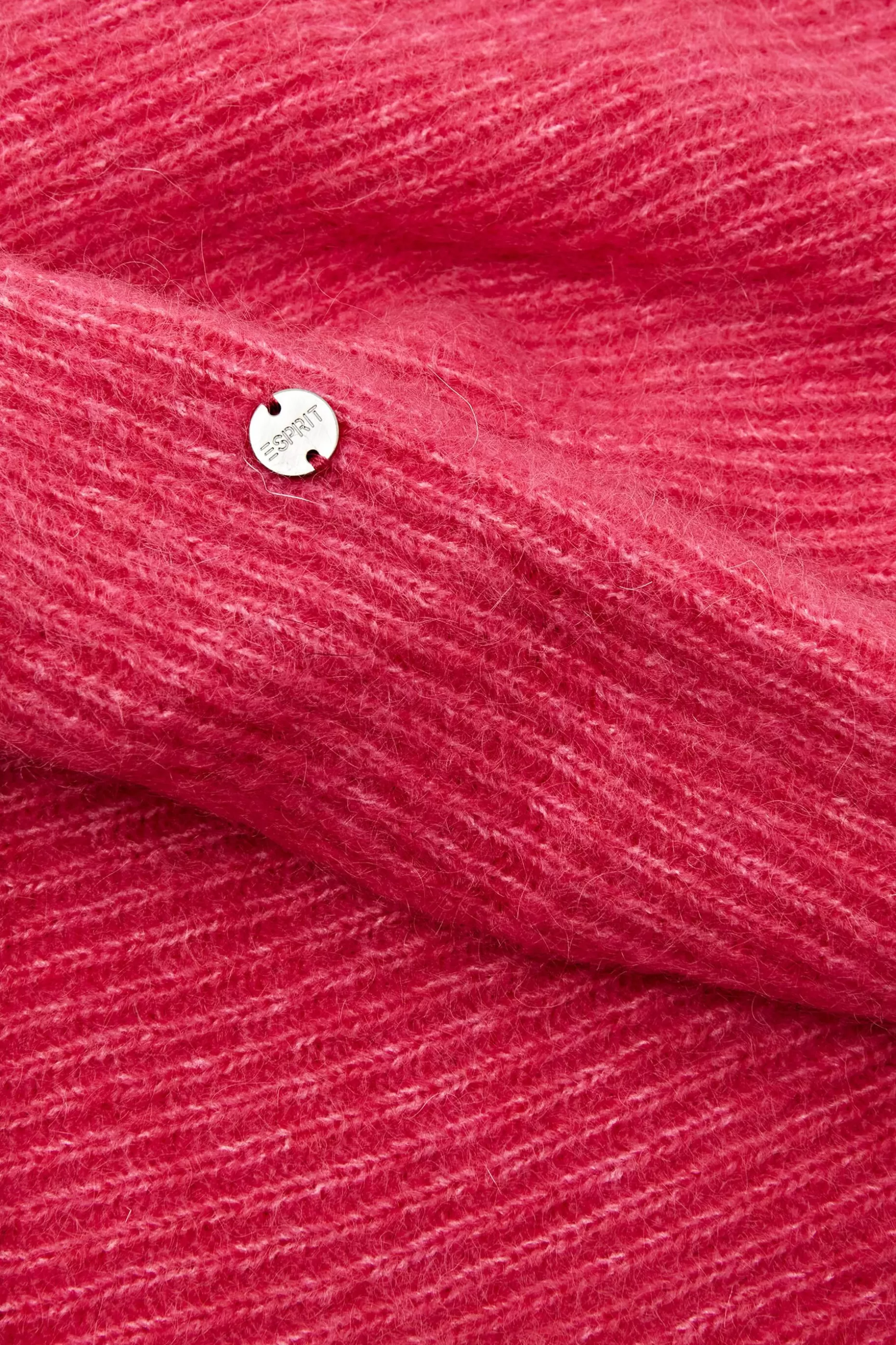 ESPRIT Mohair-Wool Blend Twisted Loop Scarf at our Online Shop *Women Scarves