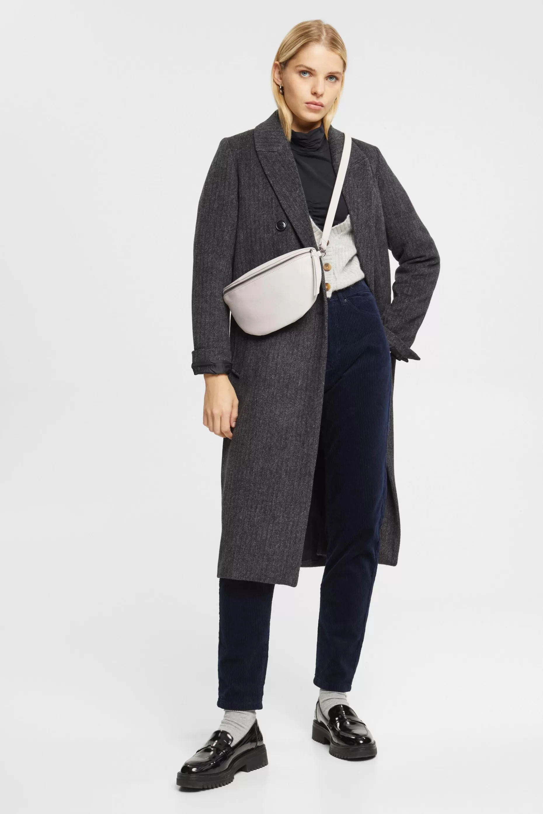 ESPRIT Mom fit cord trousers at our Online Shop *Women Pants + Joggers