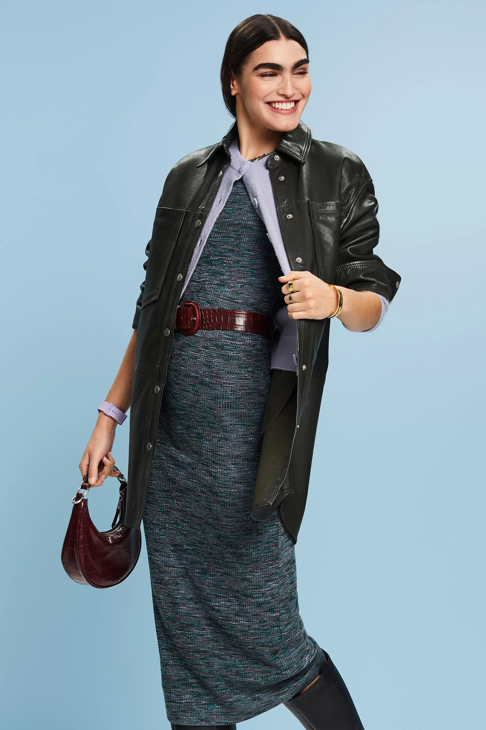 ESPRIT Mottled Sleeveless Midi Dress at our Online Shop *Boys Boys