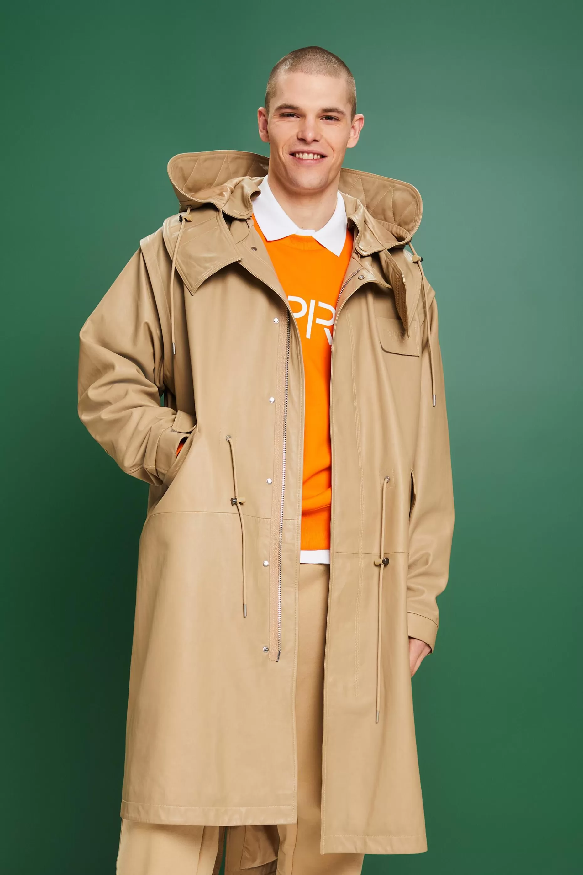 ESPRIT Multi-Functional Leather Parka at our Online Shop *Men Premium Picks