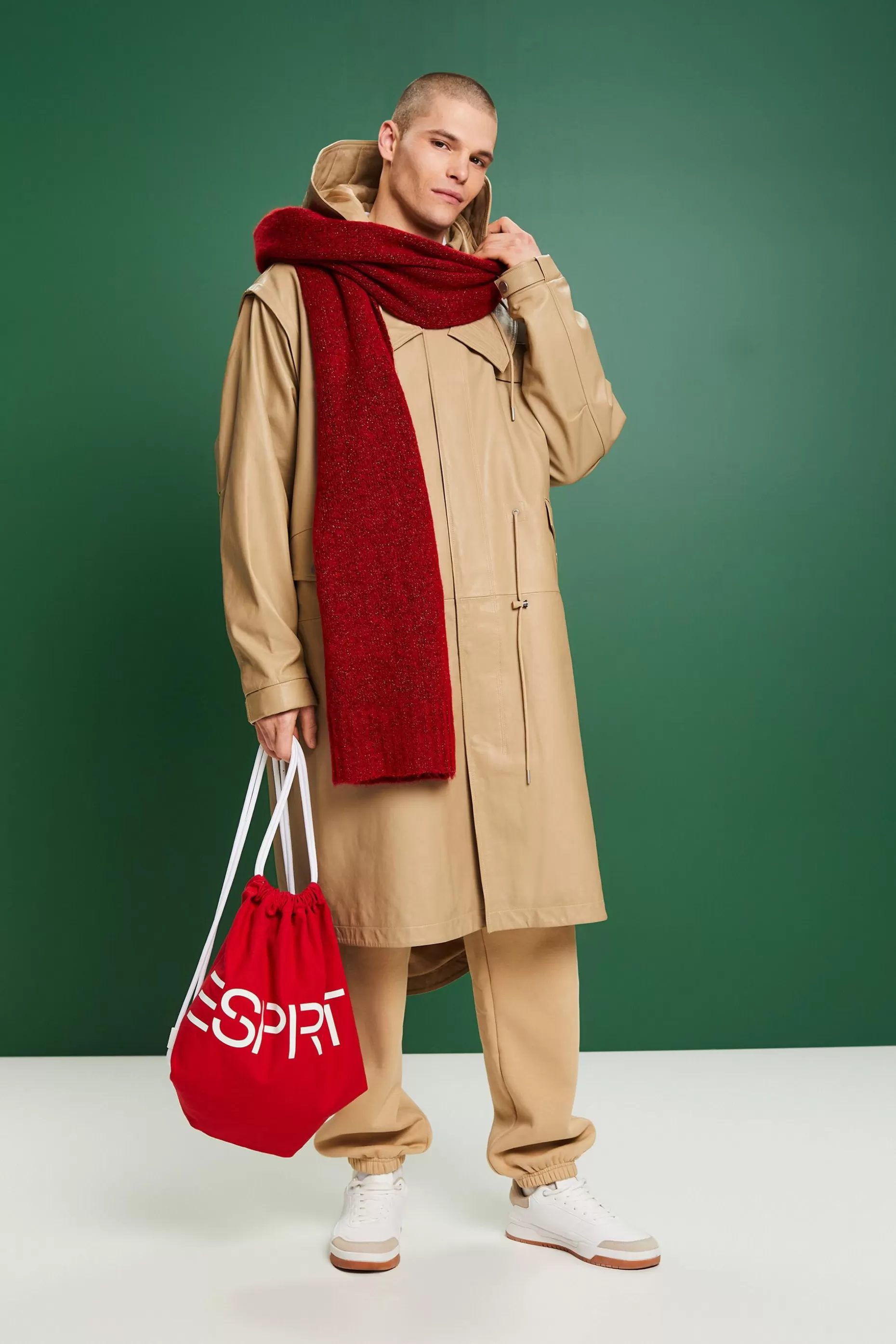 ESPRIT Multi-Functional Leather Parka at our Online Shop *Men Premium Picks