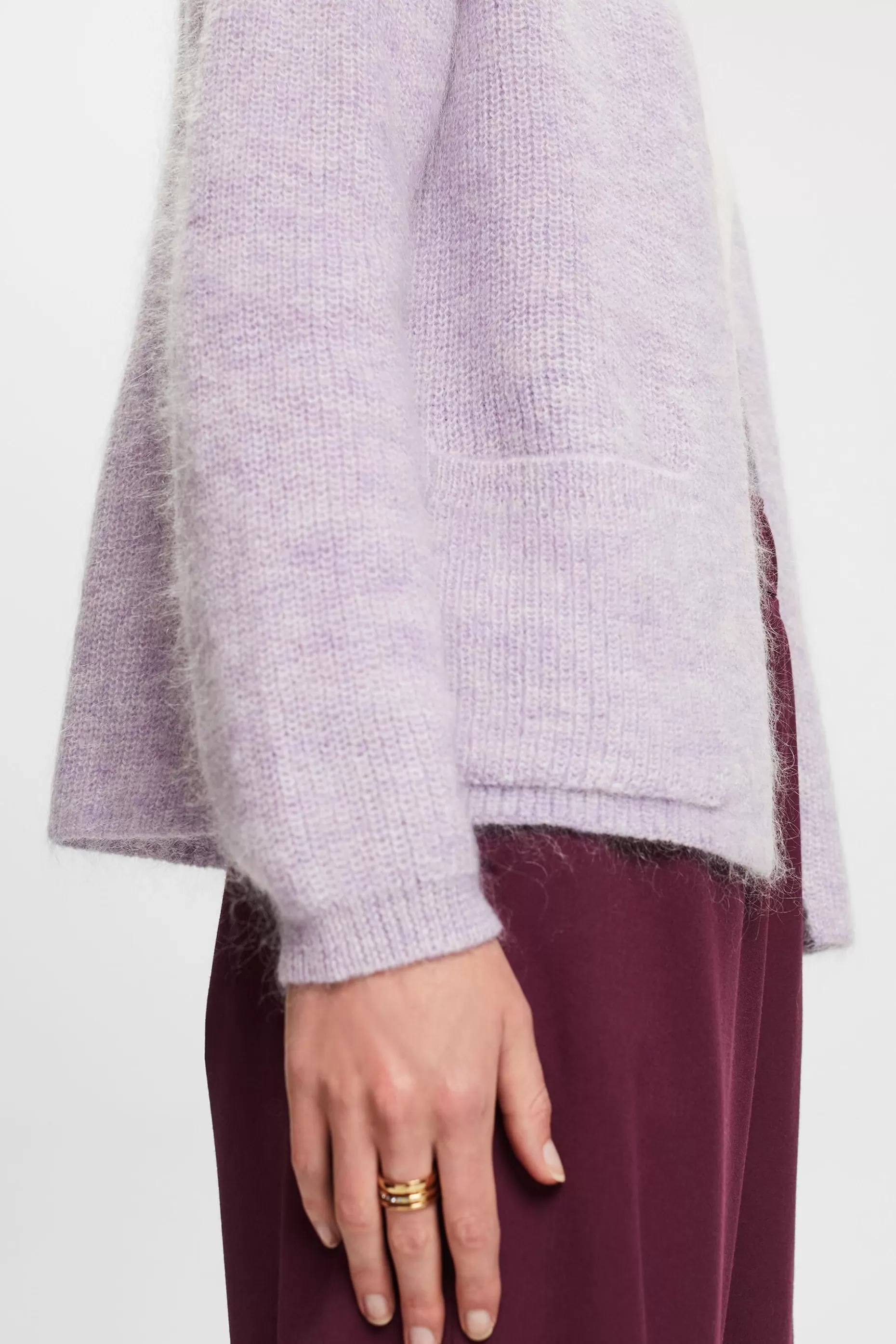 ESPRIT Open-Front Rib-Knit Cardigan at our Online Shop *Women Sweaters