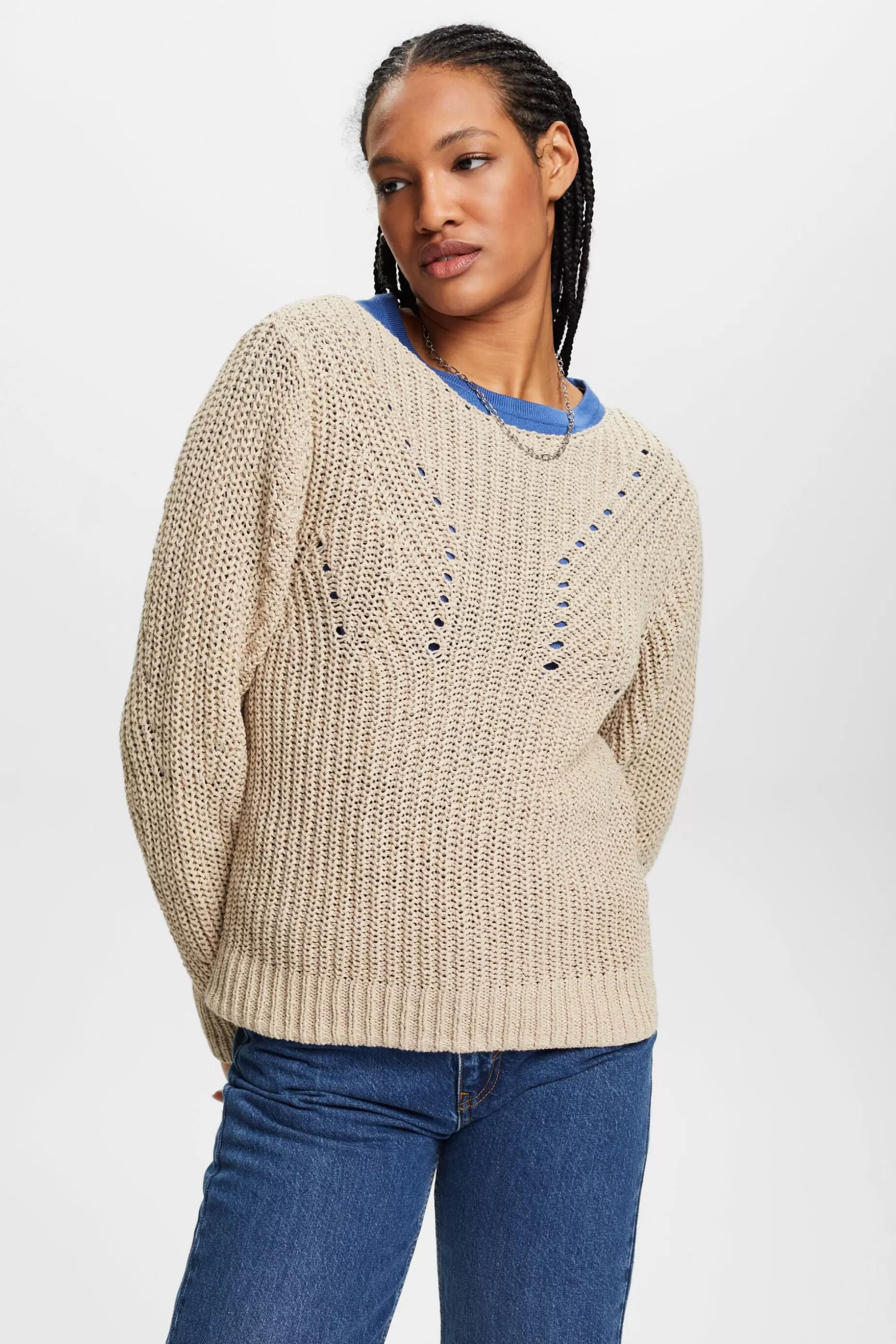 ESPRIT Open-Knit Sweater at our Online Shop *Women Sweaters