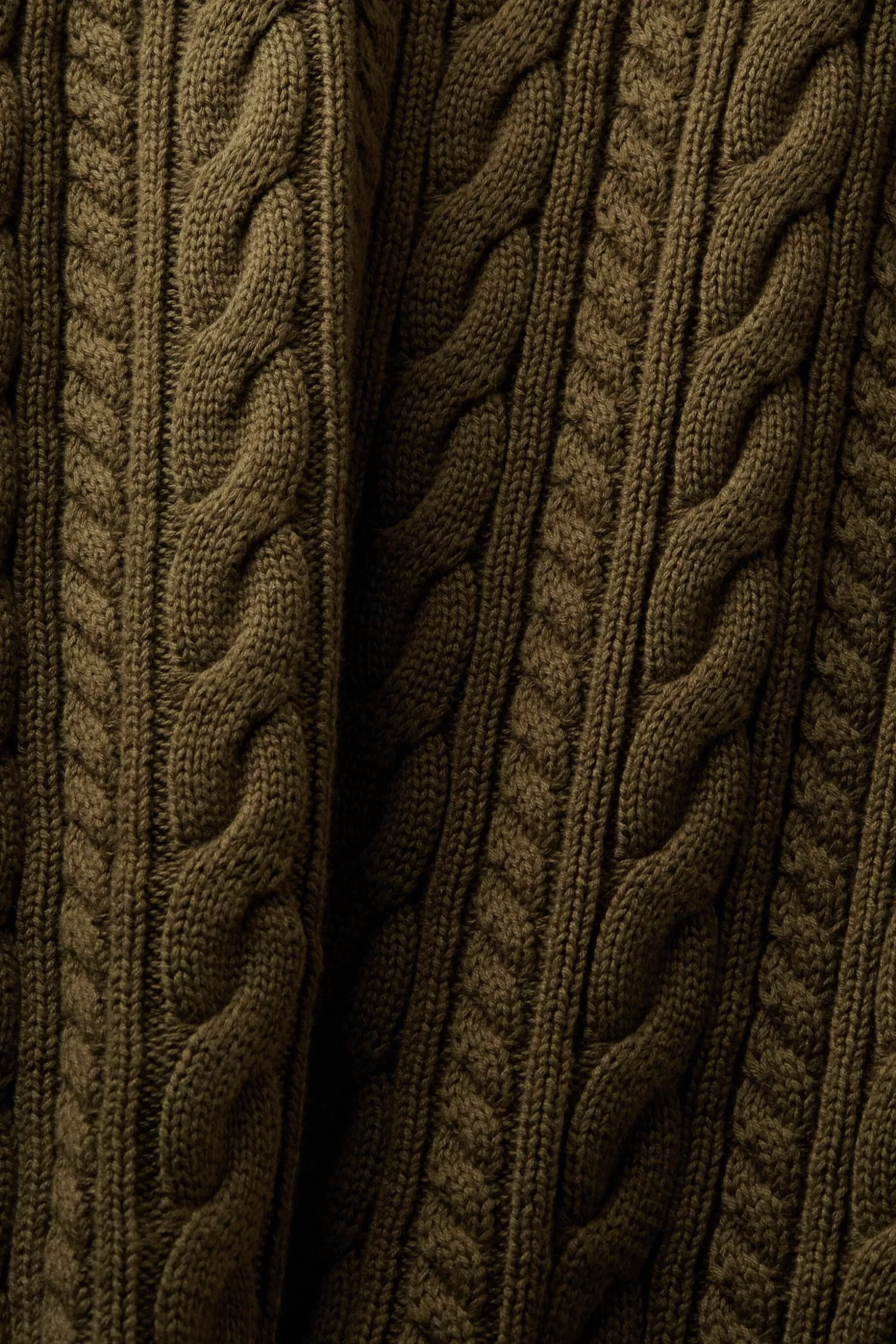 ESPRIT Organic Cotton Cable Knit Cardigan at our Online Shop *Men Sweaters