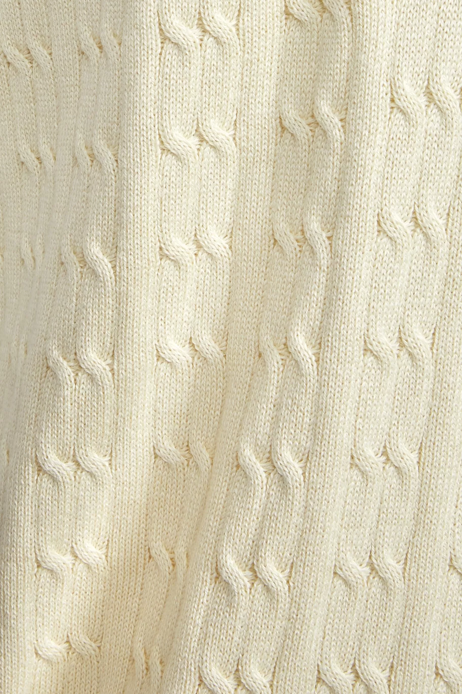 ESPRIT Organic Cotton Cable Knit Polo Mini Dress at our Online Shop *Women Sweaters