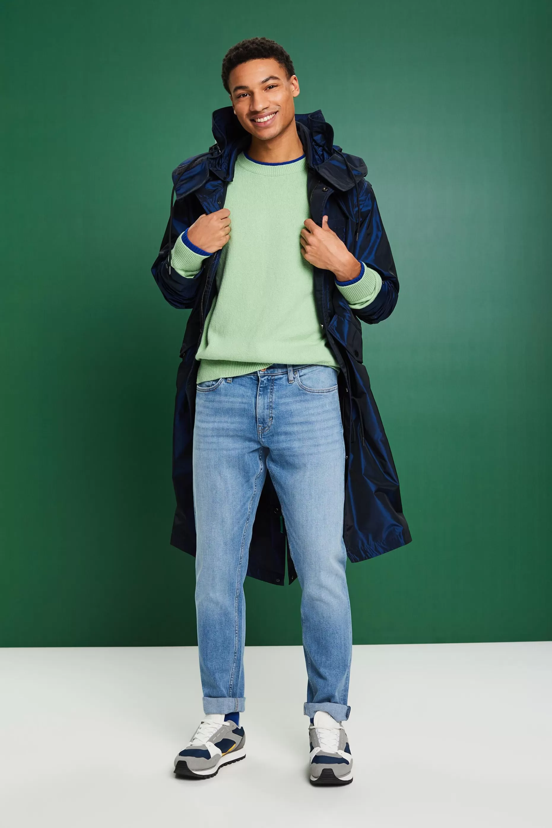 ESPRIT Organic Cotton Crewneck Sweater at our Online Shop *Men Sweaters