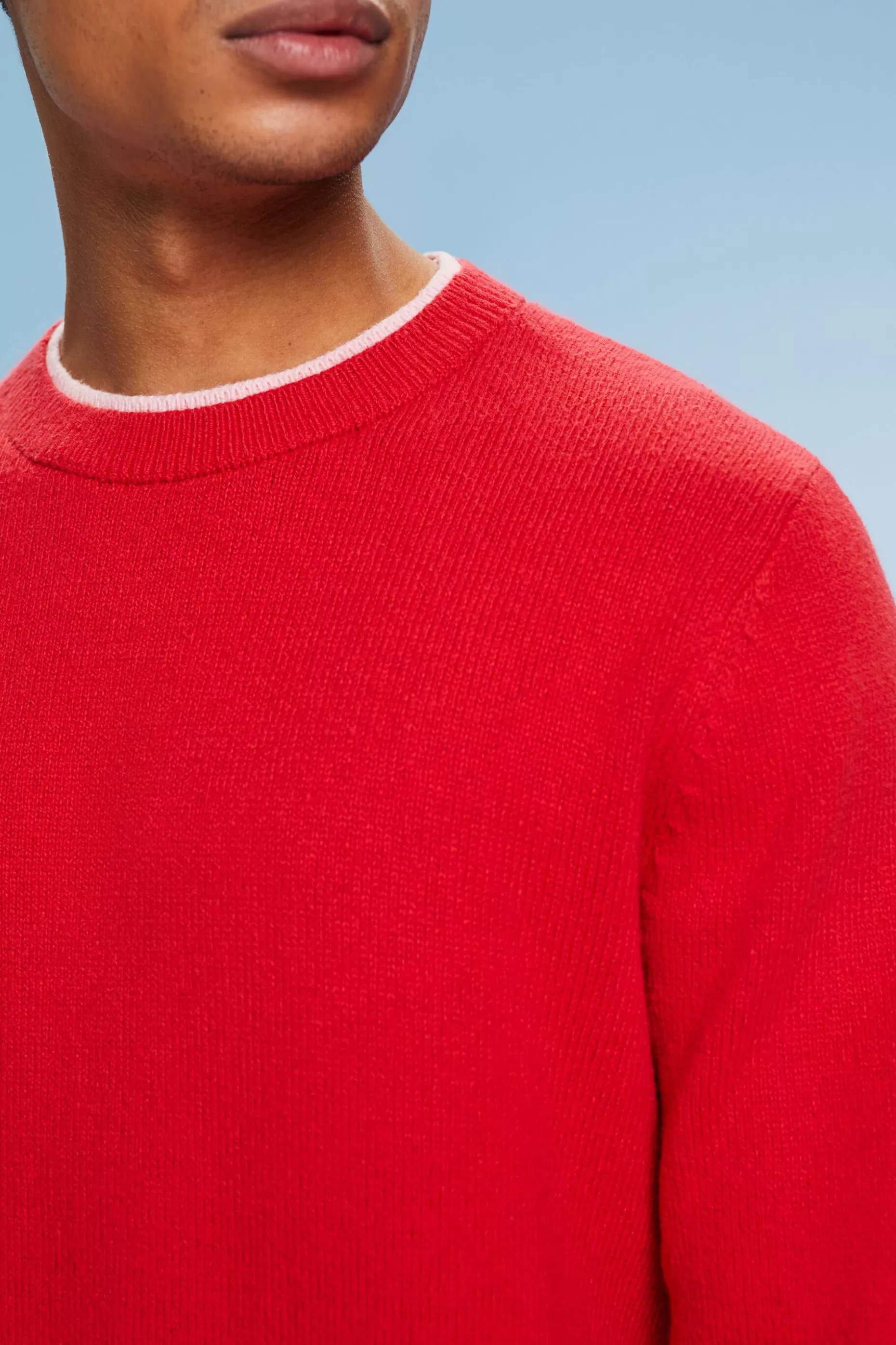 ESPRIT Organic Cotton Crewneck Sweater at our Online Shop *Men Sweaters