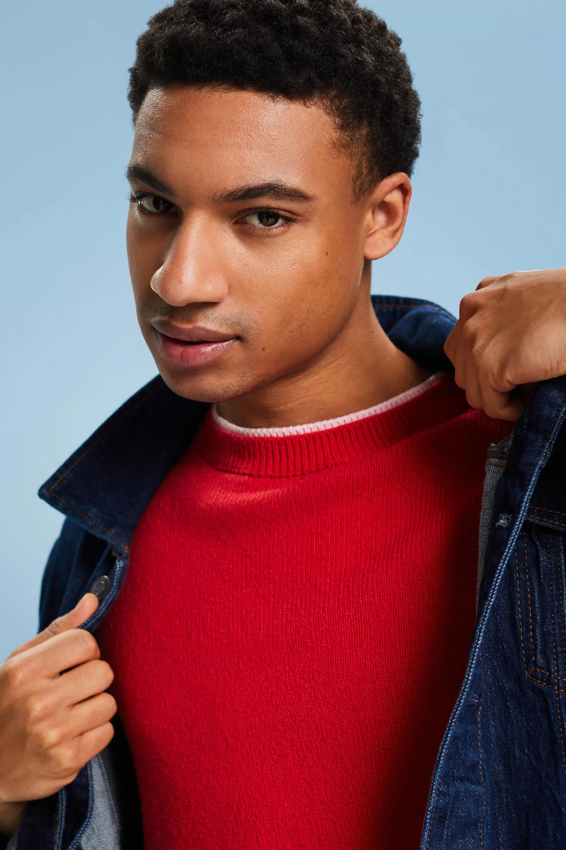 ESPRIT Organic Cotton Crewneck Sweater at our Online Shop *Men Sweaters