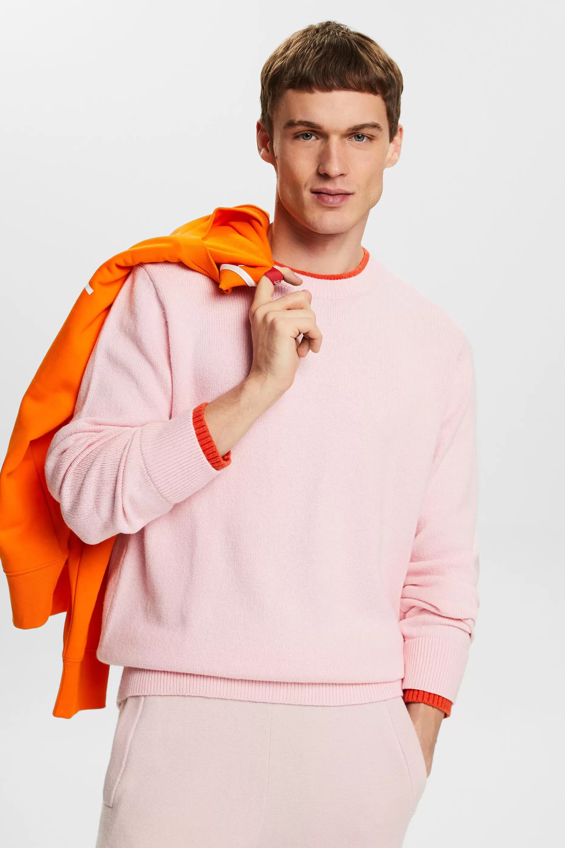 ESPRIT Organic Cotton Crewneck Sweater at our Online Shop *Men Sweaters