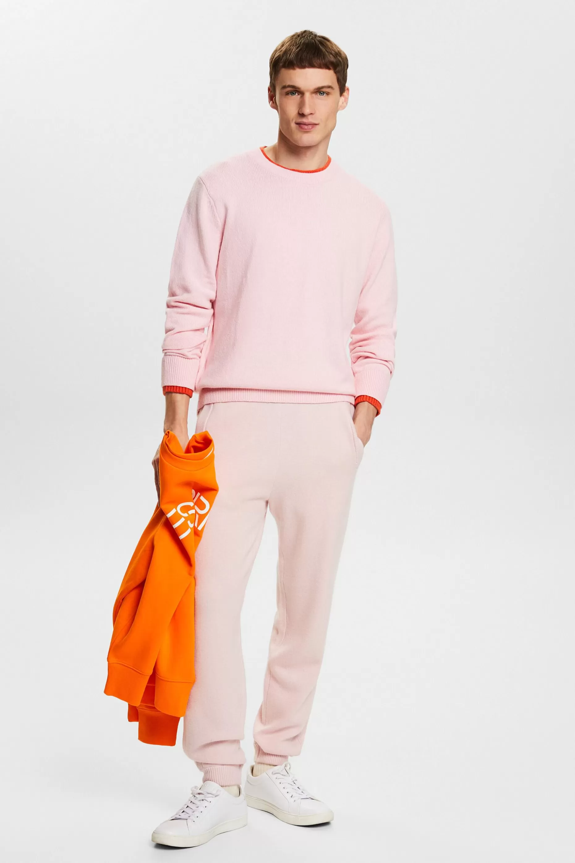 ESPRIT Organic Cotton Crewneck Sweater at our Online Shop *Men Sweaters