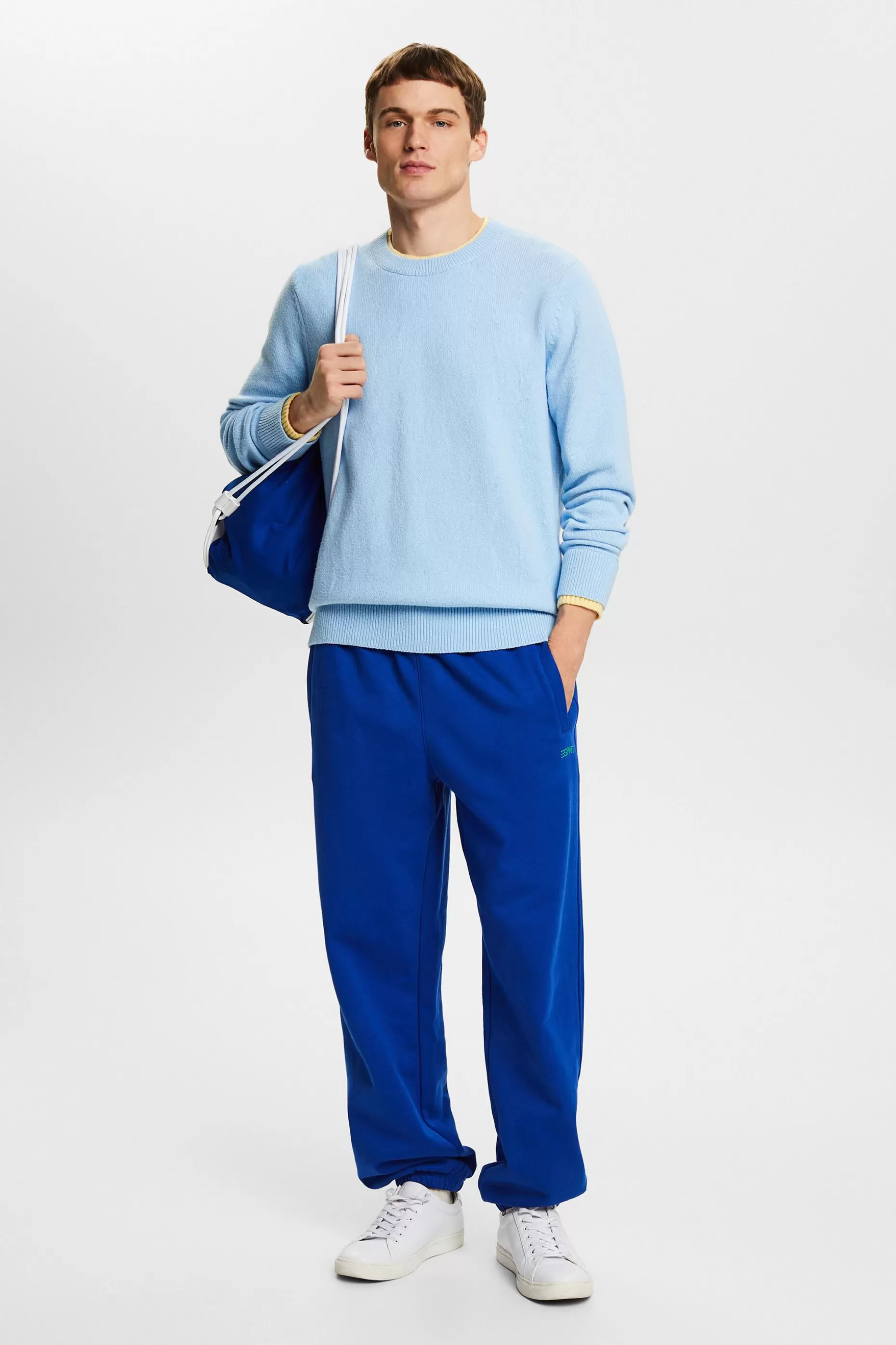 ESPRIT Organic Cotton Crewneck Sweater at our Online Shop *Men Sweaters