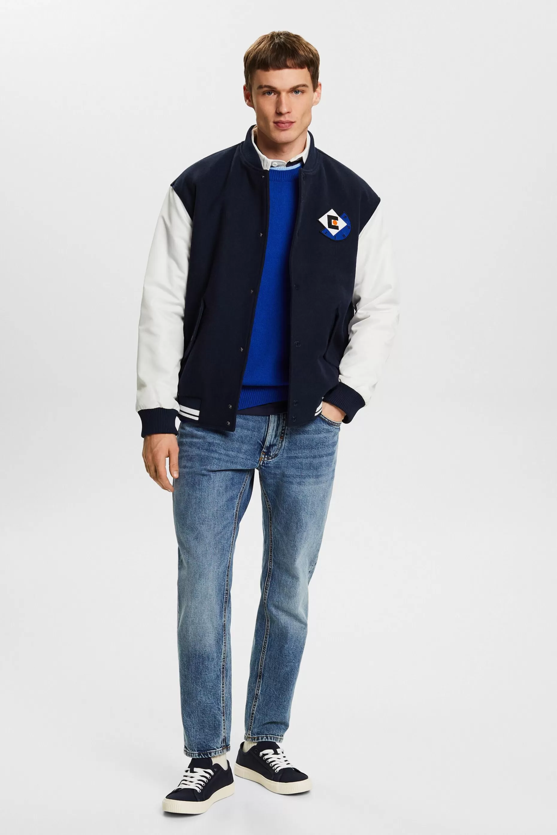 ESPRIT Organic Cotton Crewneck Sweater at our Online Shop *Men Sweaters