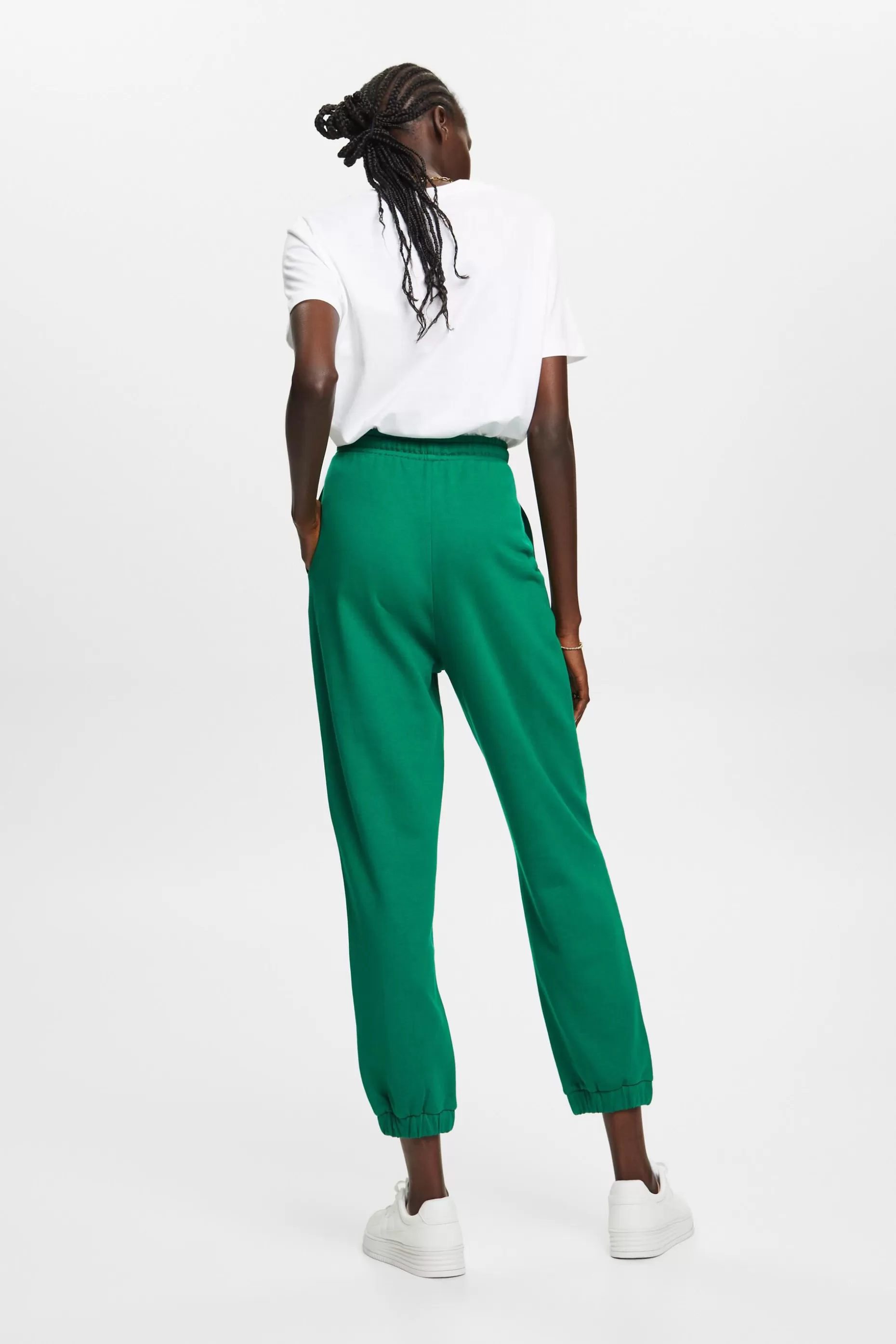 ESPRIT Organic Cotton Embroidered Logo Track Pants at our Online Shop *Women Bottoms