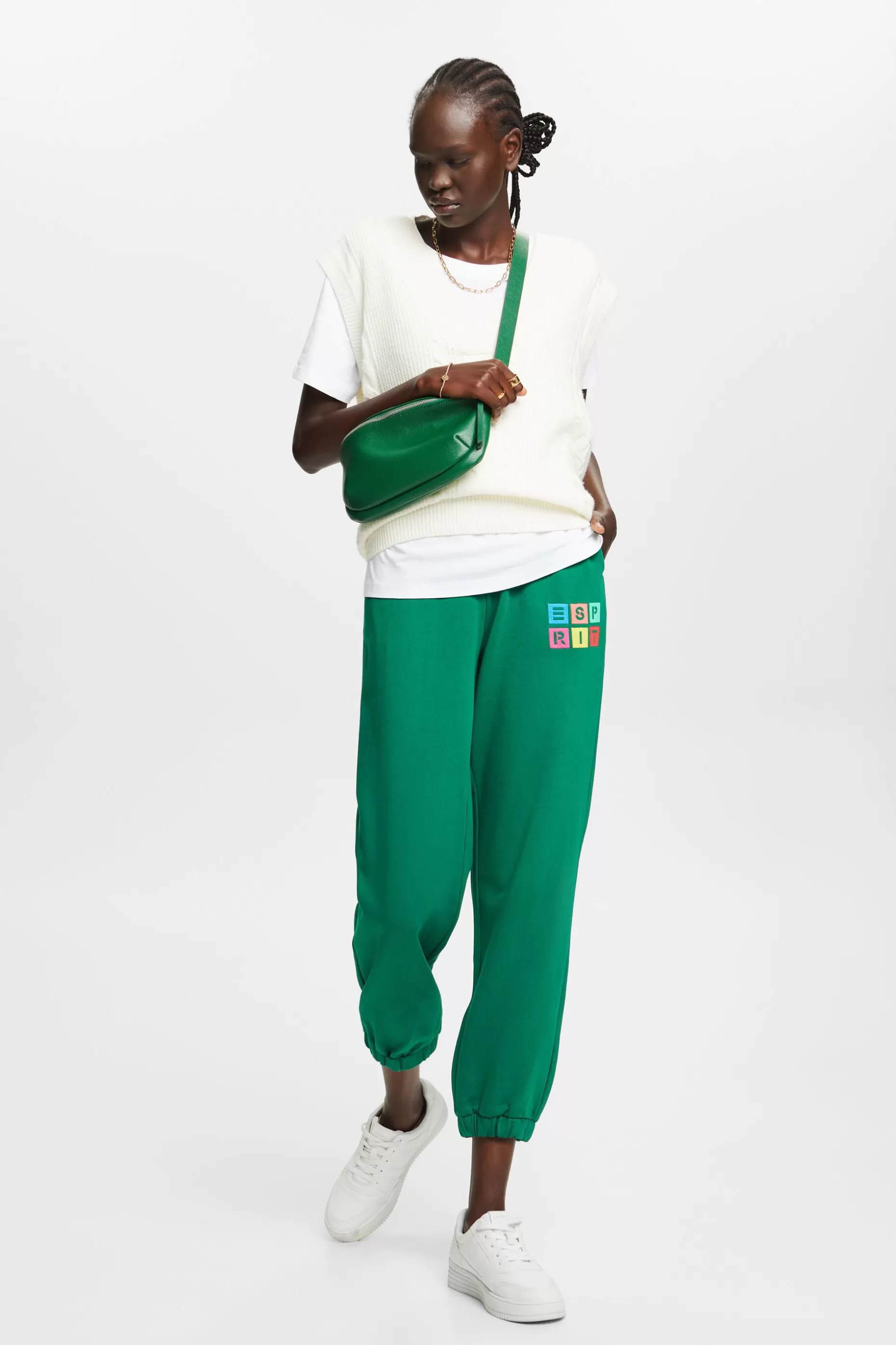 ESPRIT Organic Cotton Embroidered Logo Track Pants at our Online Shop *Boys Boys