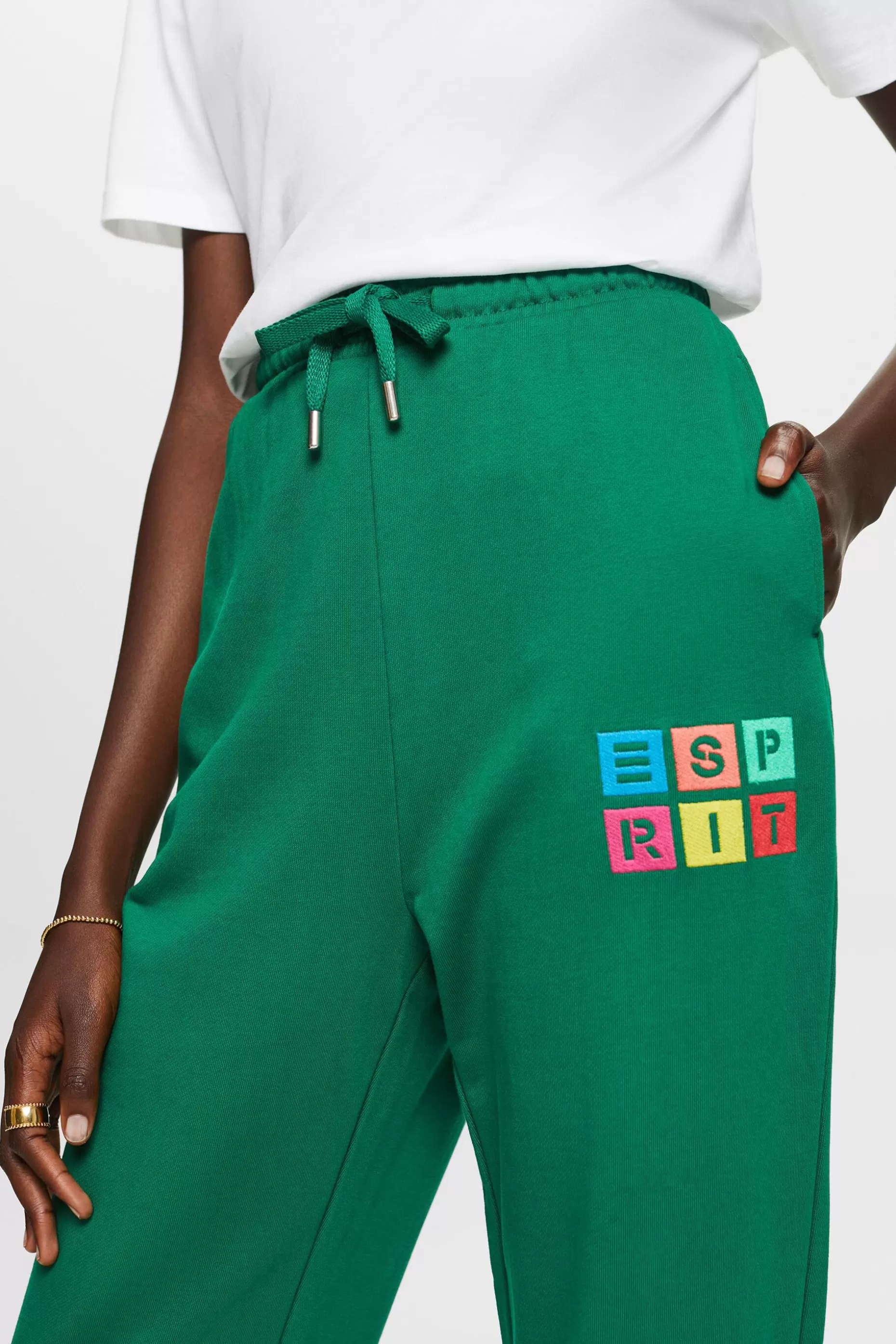 ESPRIT Organic Cotton Embroidered Logo Track Pants at our Online Shop *Boys Boys